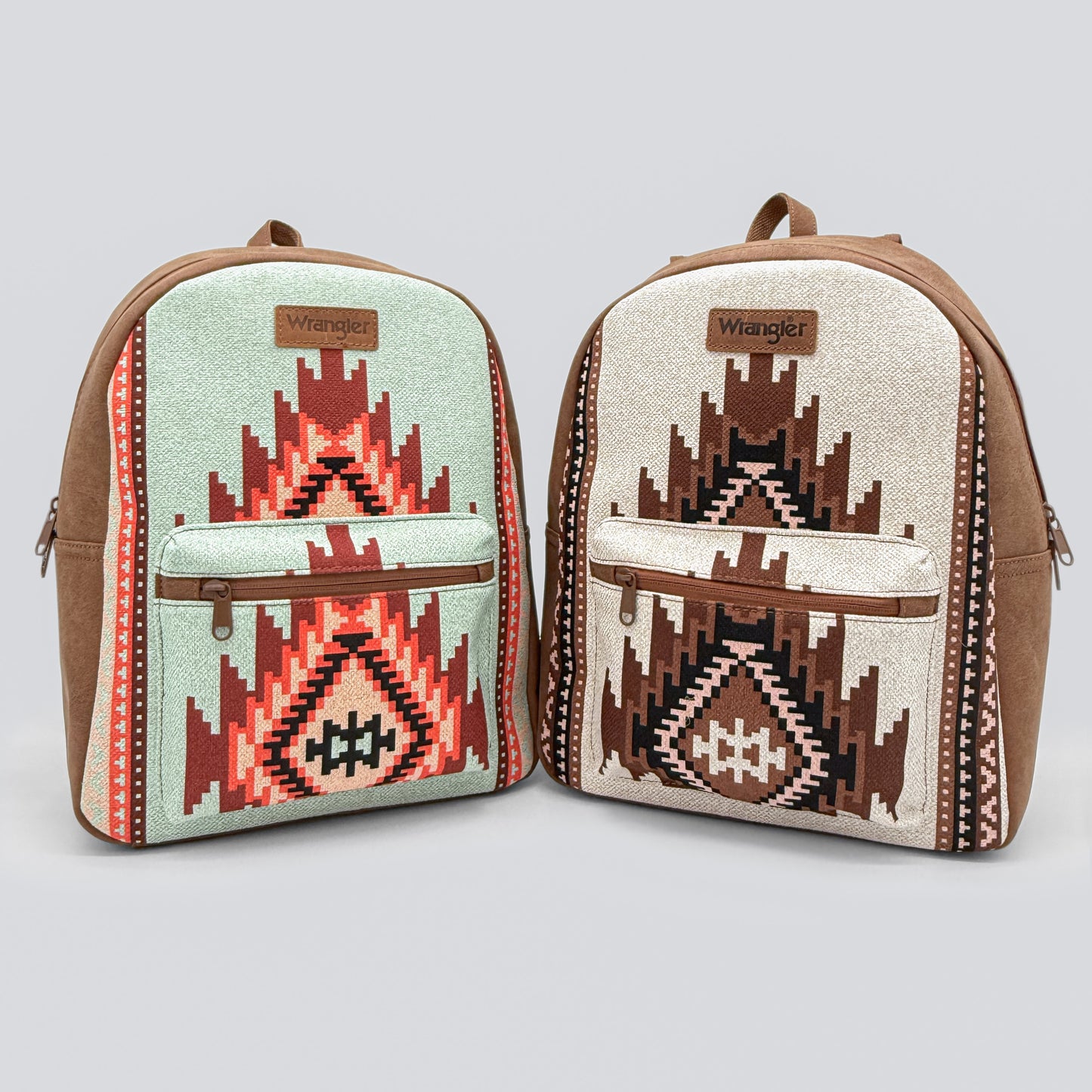 Dani Morgans x Wrangler Western Horizon Collection Canvas Backpack