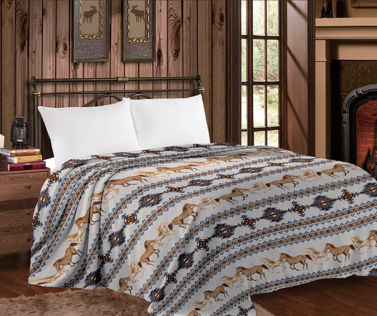Western Dreamscape Lightweight Throw Blanket – Ultra Soft | Twin & Queen Sizes