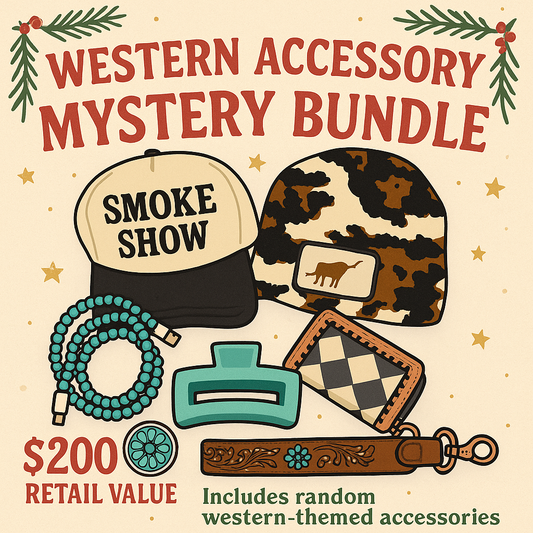 7 Piece Western Accessory Mystery Surprise - Woman's Western Stocking Stuffers