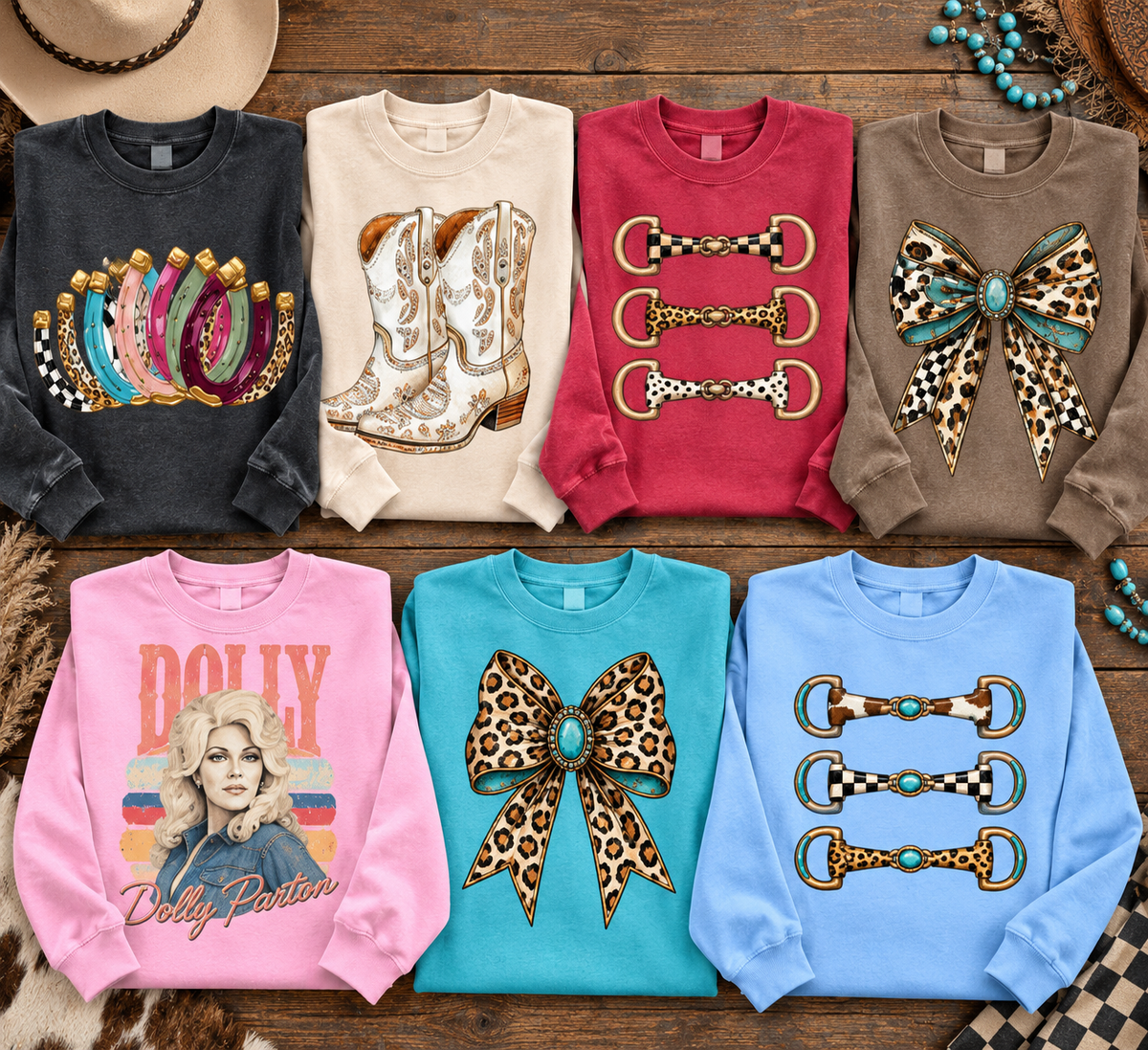 Pick Your Vibe 2-Piece Crewneck Bundle | Christmas, Fall or Western