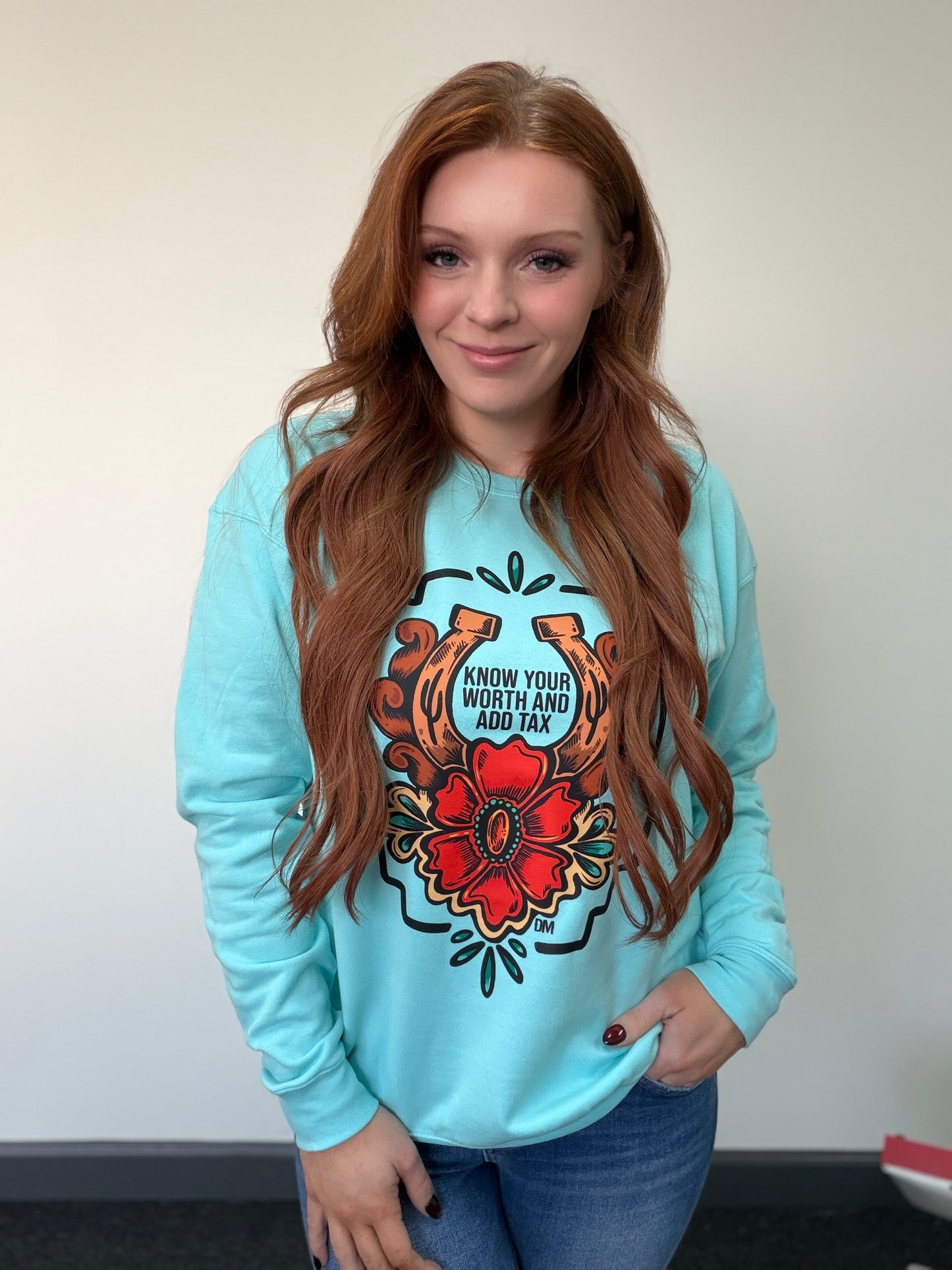 Know Your Worth Crewneck Sweatshirt