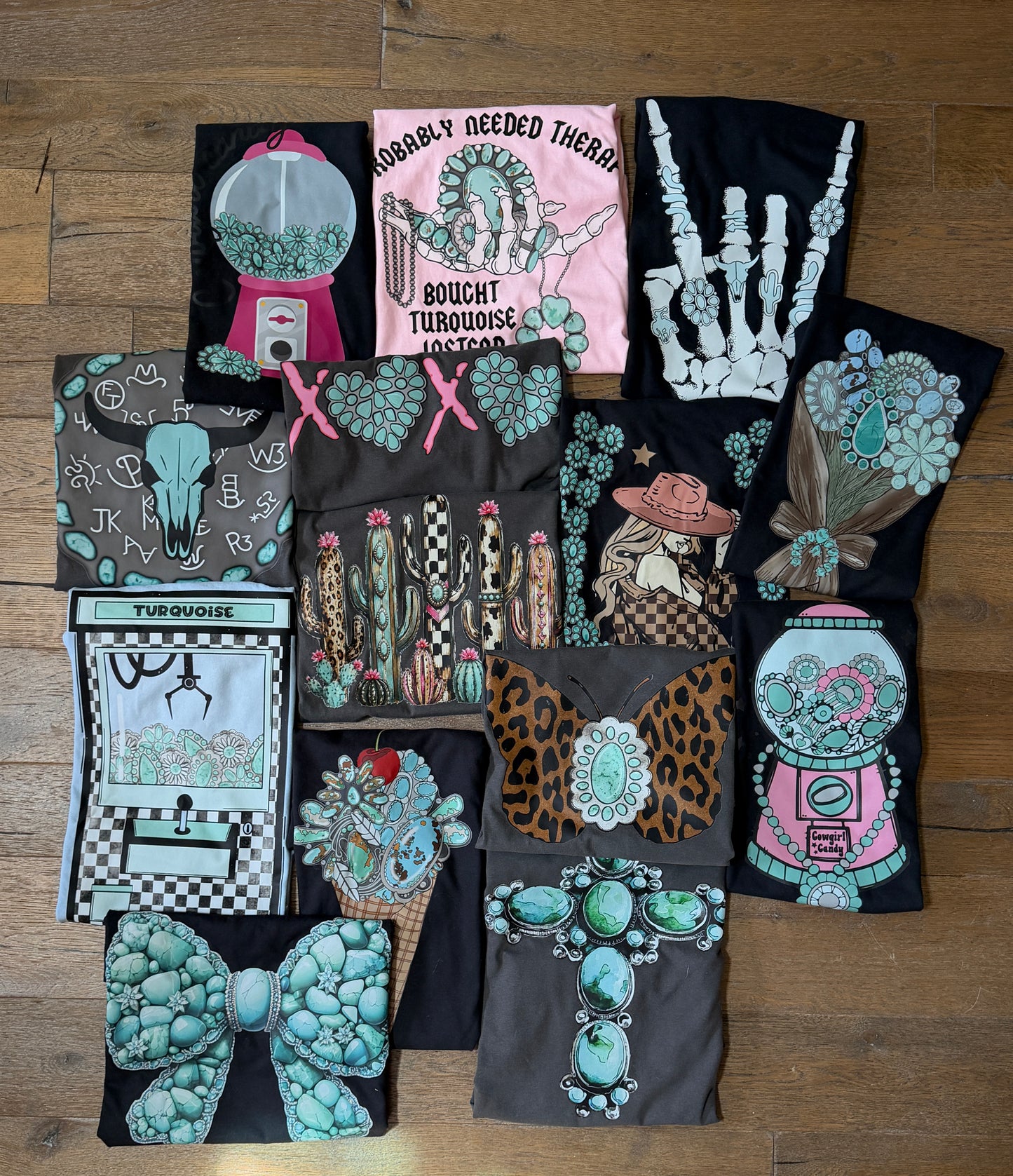 Turquoise Obsession Mystery Tee Bundle | 2 Comfort Colors® Western Graphic Tees