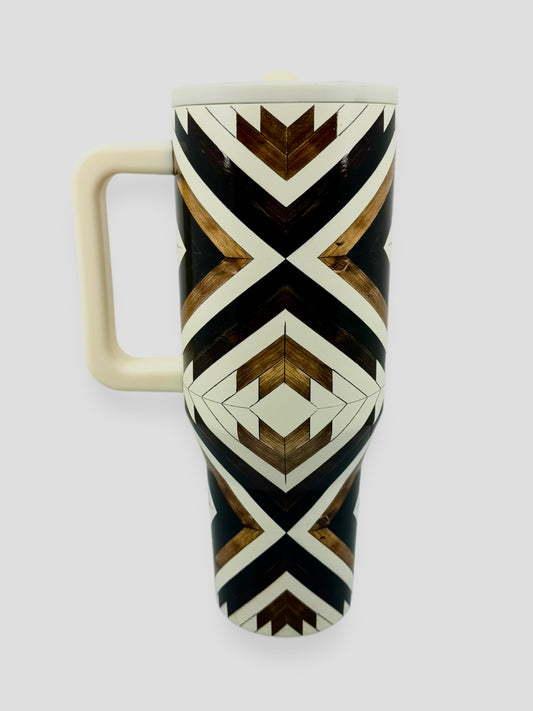 Desert Chevron Western 40oz Leak Proof Tumbler