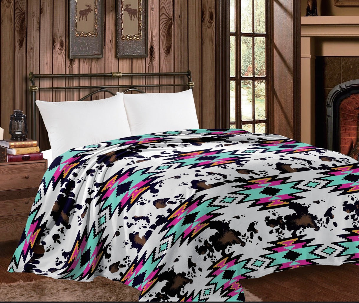 Western Dreamscape Lightweight Throw Blanket – Ultra Soft | Twin & Queen Sizes