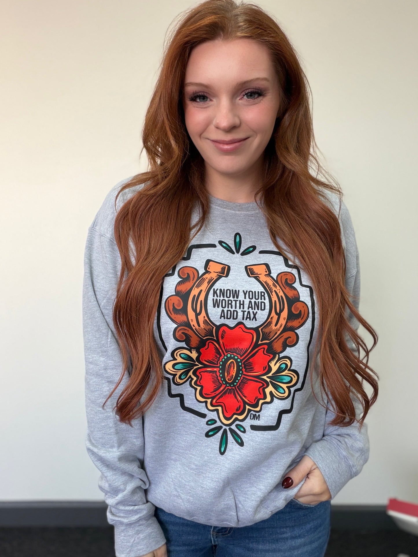 Know Your Worth Crewneck Sweatshirt