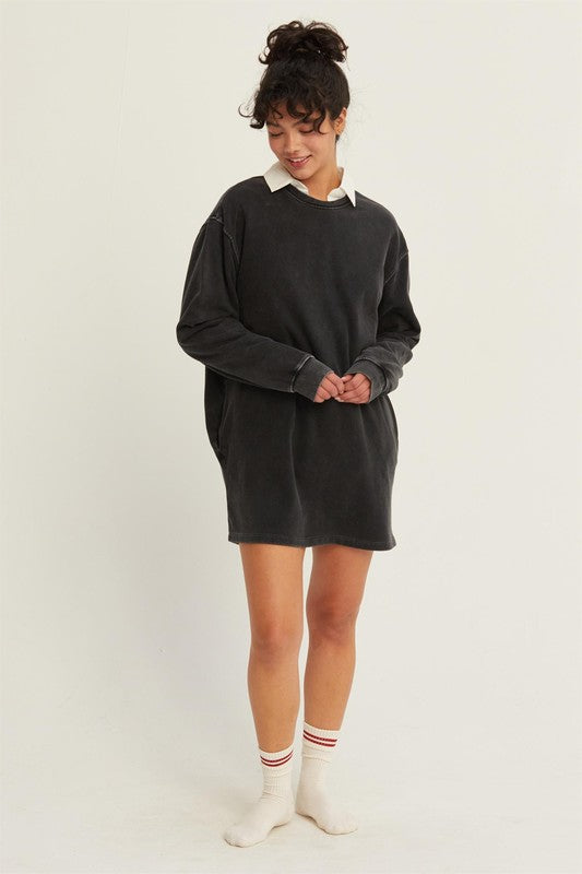 Oversized Sweatshirt Dress