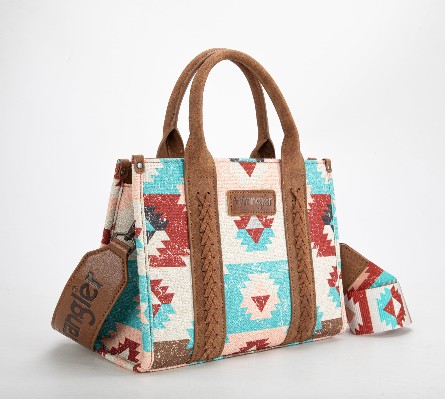 Dani Morgan's x Wrangler Retro Southwest Crossbody Canvas Tote