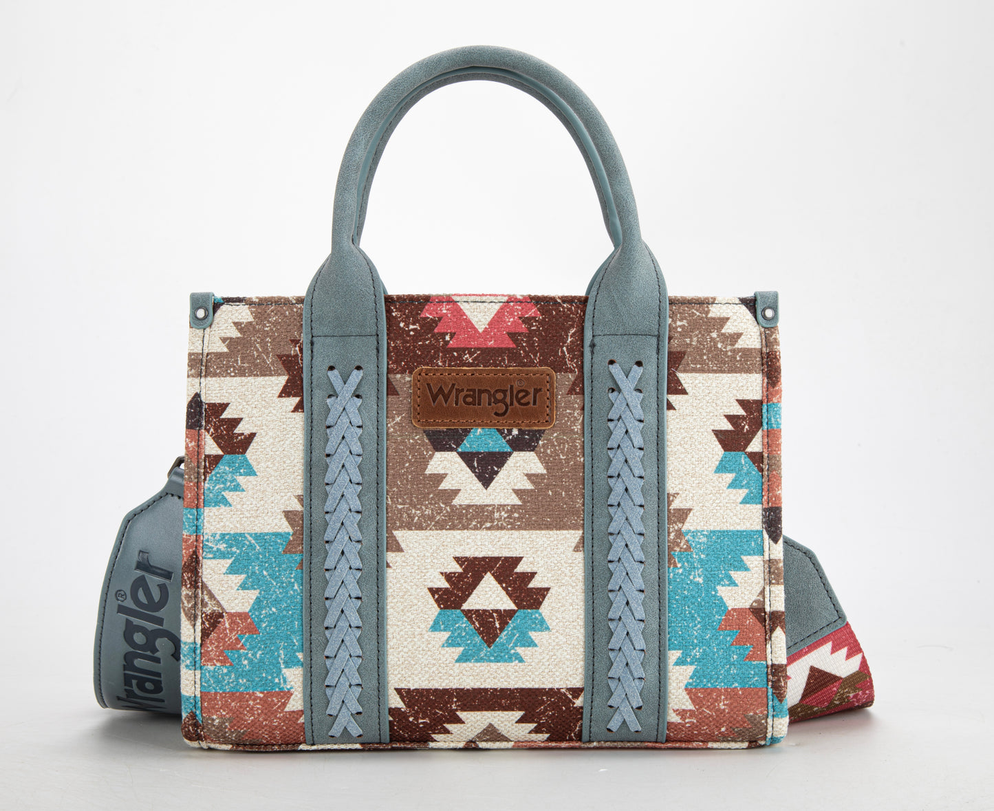 Dani Morgan's Exclusive Wrangler Retro Southwest Crossbody Canvas Tote