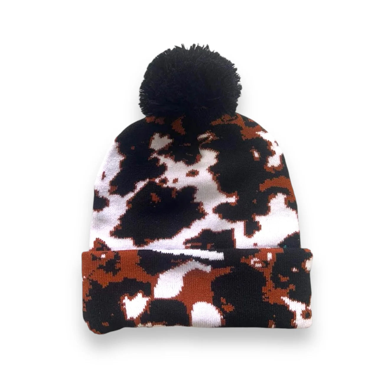 Cowprint Highland Cow Beanie