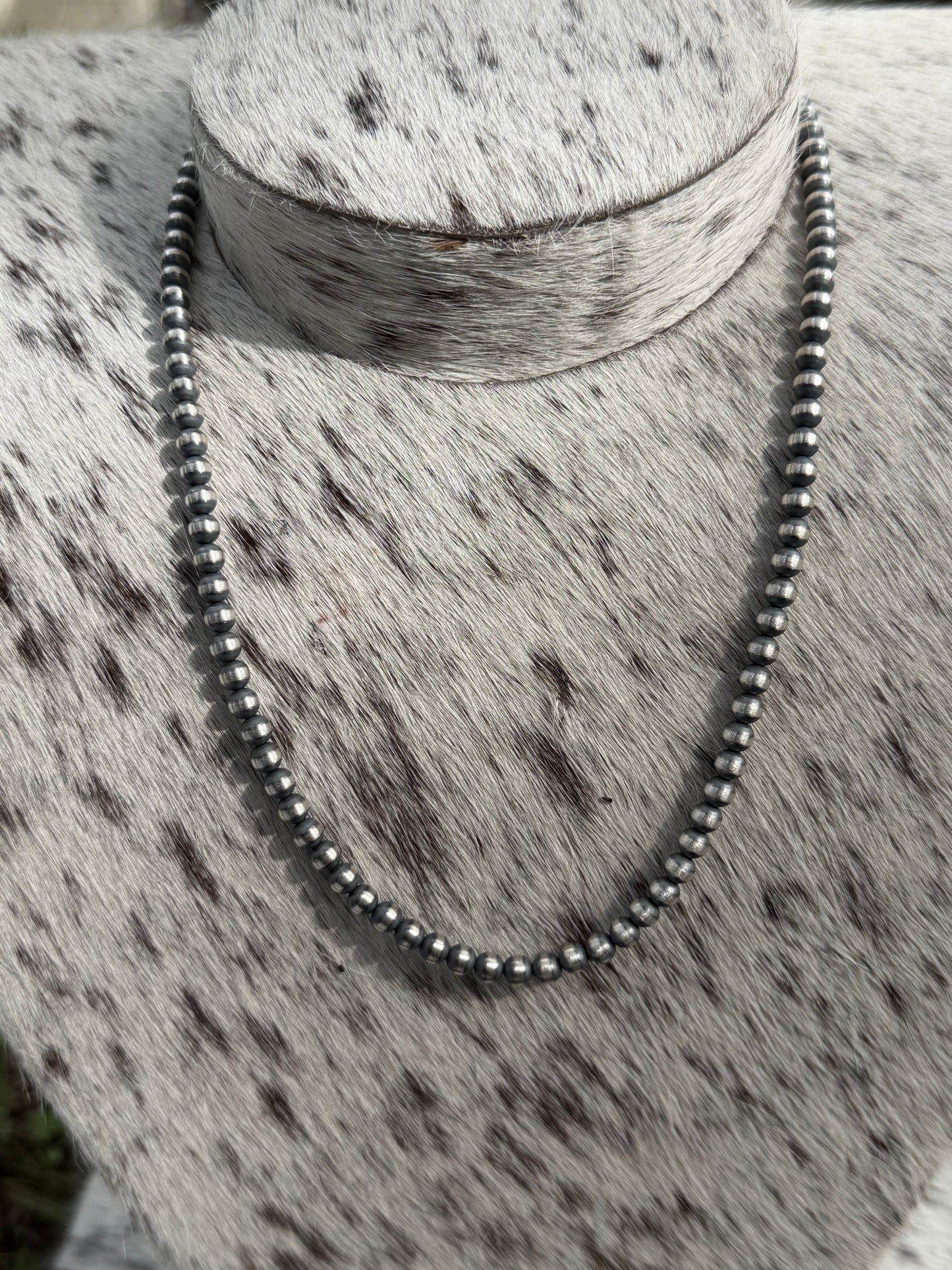 5MM 20inch Machine Made Pearl Necklace
