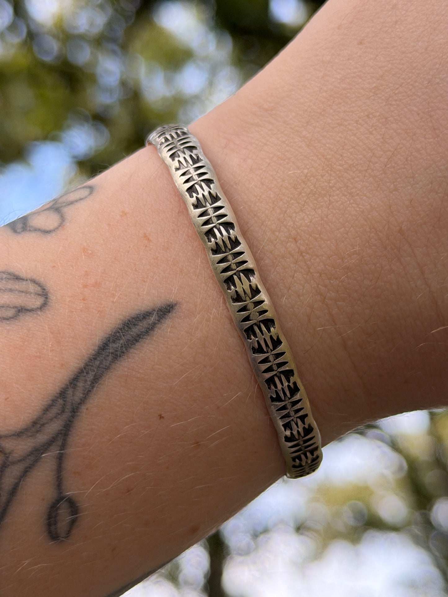 Chris Esitty | Sterling Silver Cuff with Stars