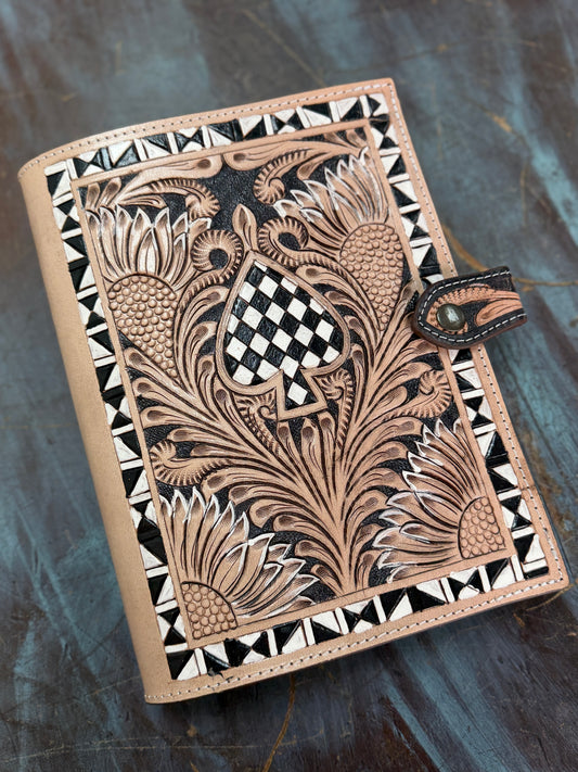 Leather Tooled Bible Cover