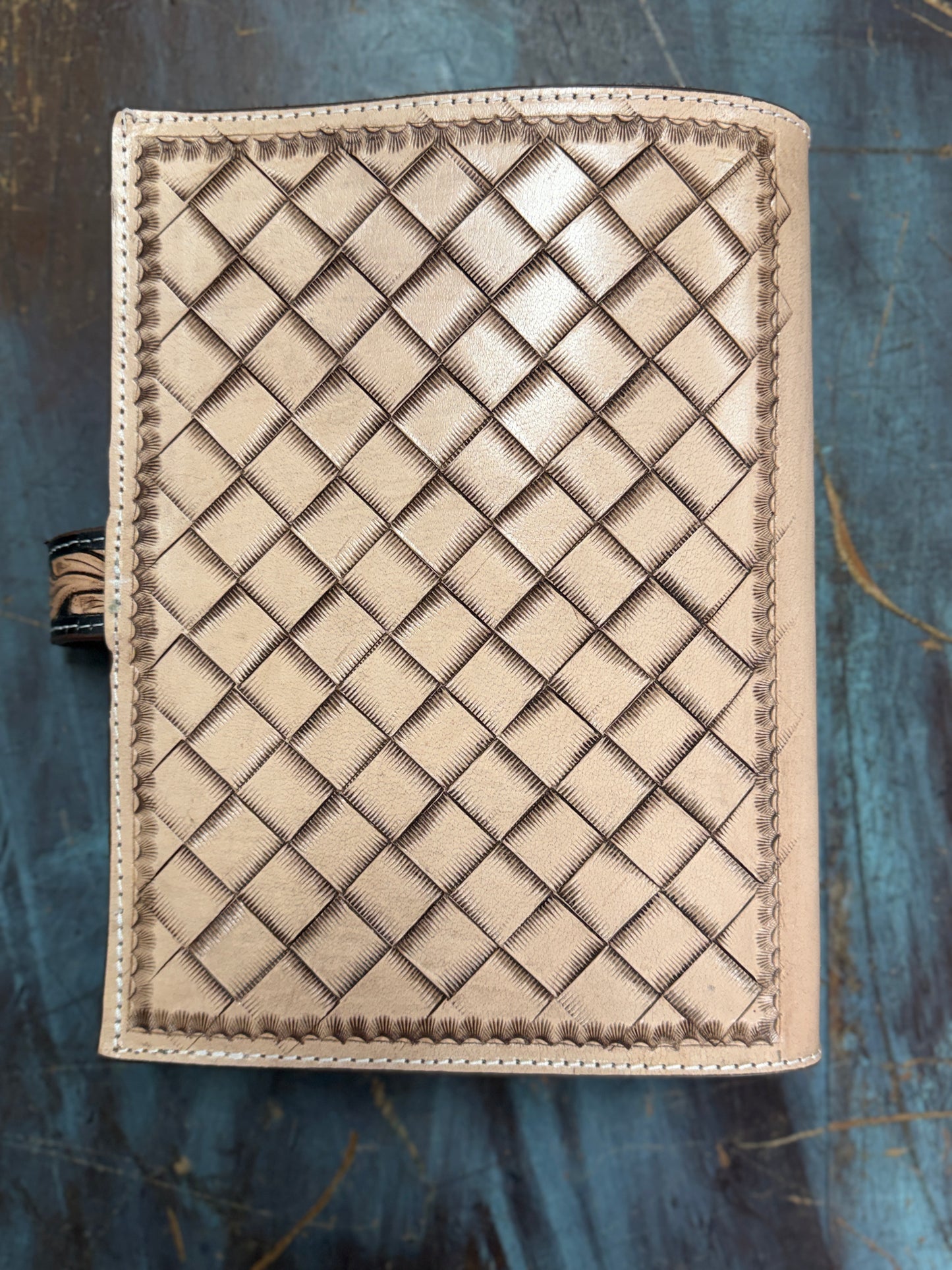 Leather Tooled Bible Cover