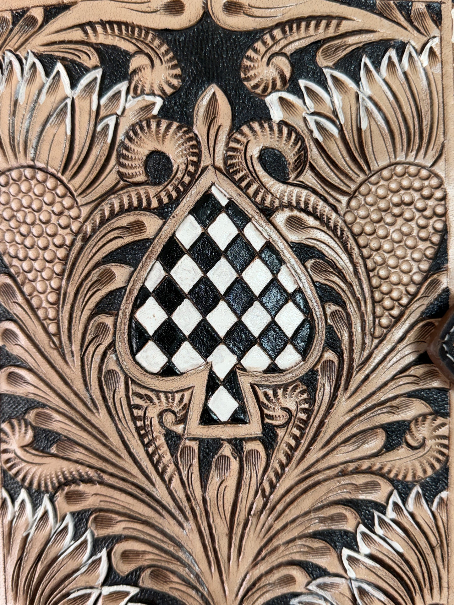 Leather Tooled Bible Cover