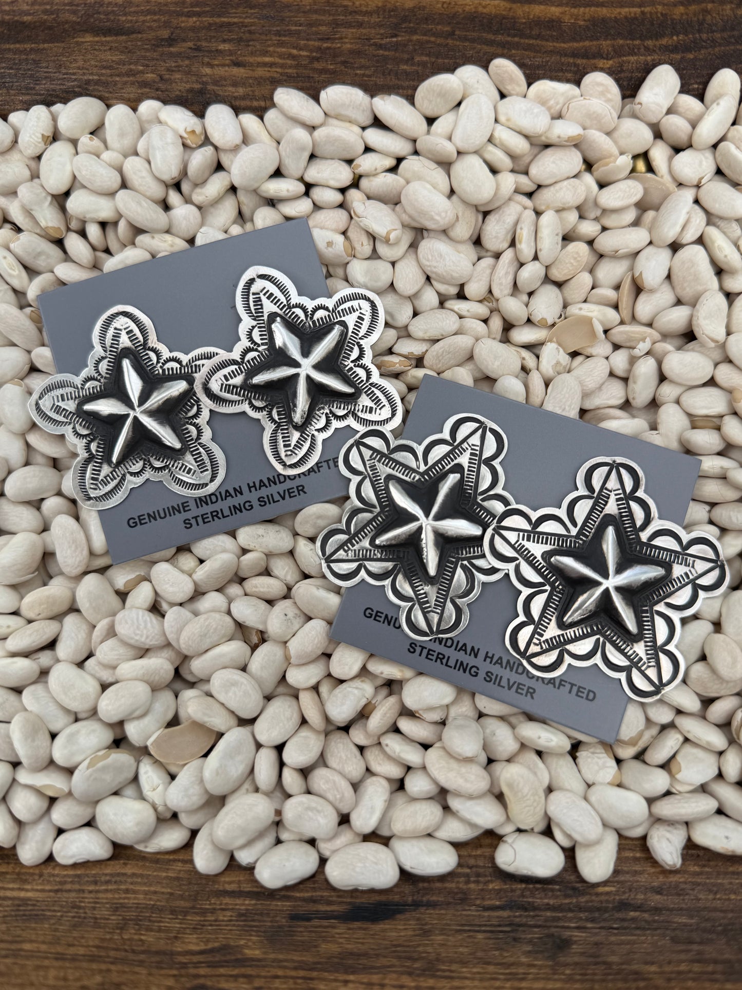 Leander Tahe | Sterling Silver Star Stud Earrings