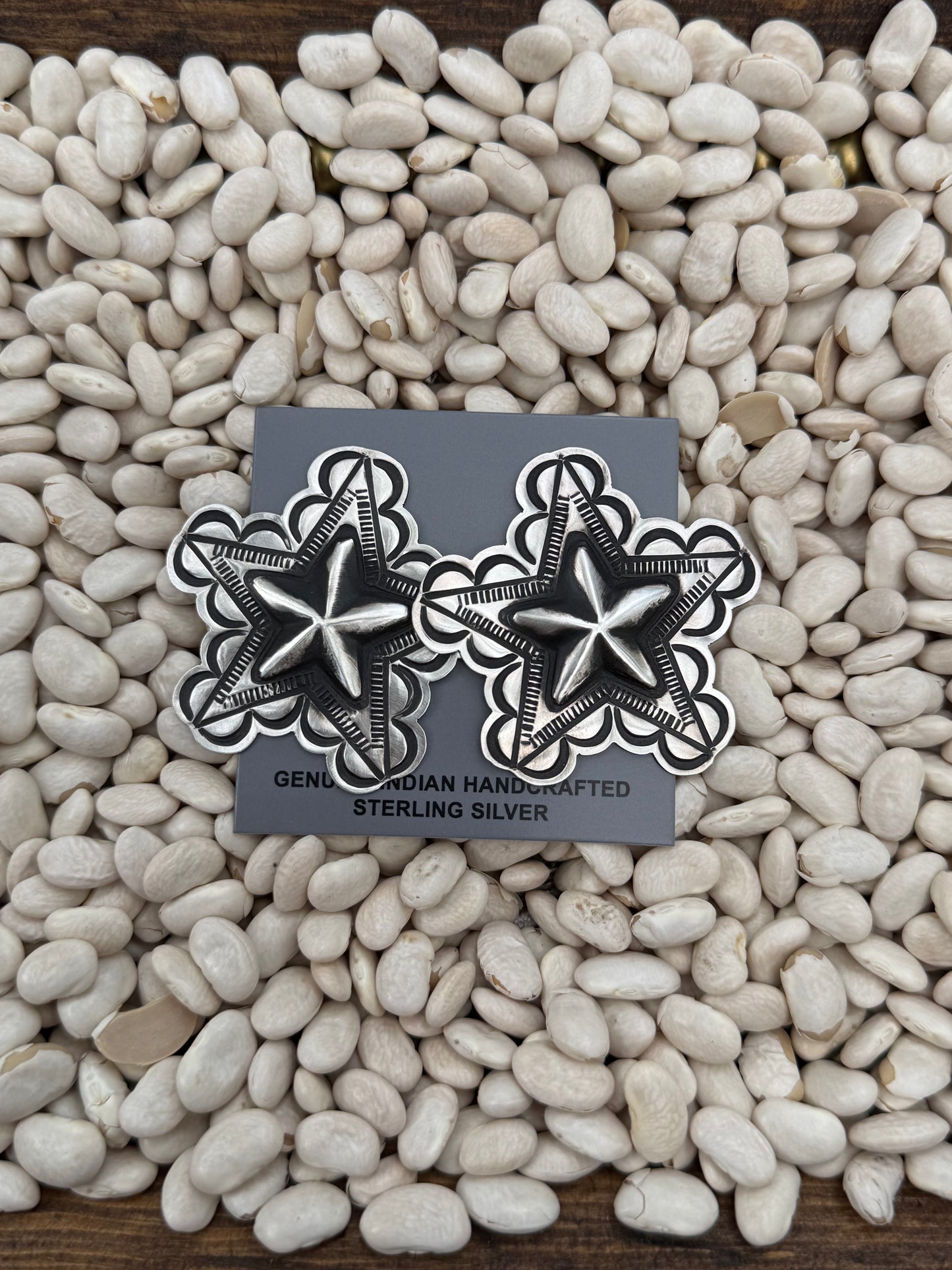 Leander Tahe | Sterling Silver Star Stud Earrings