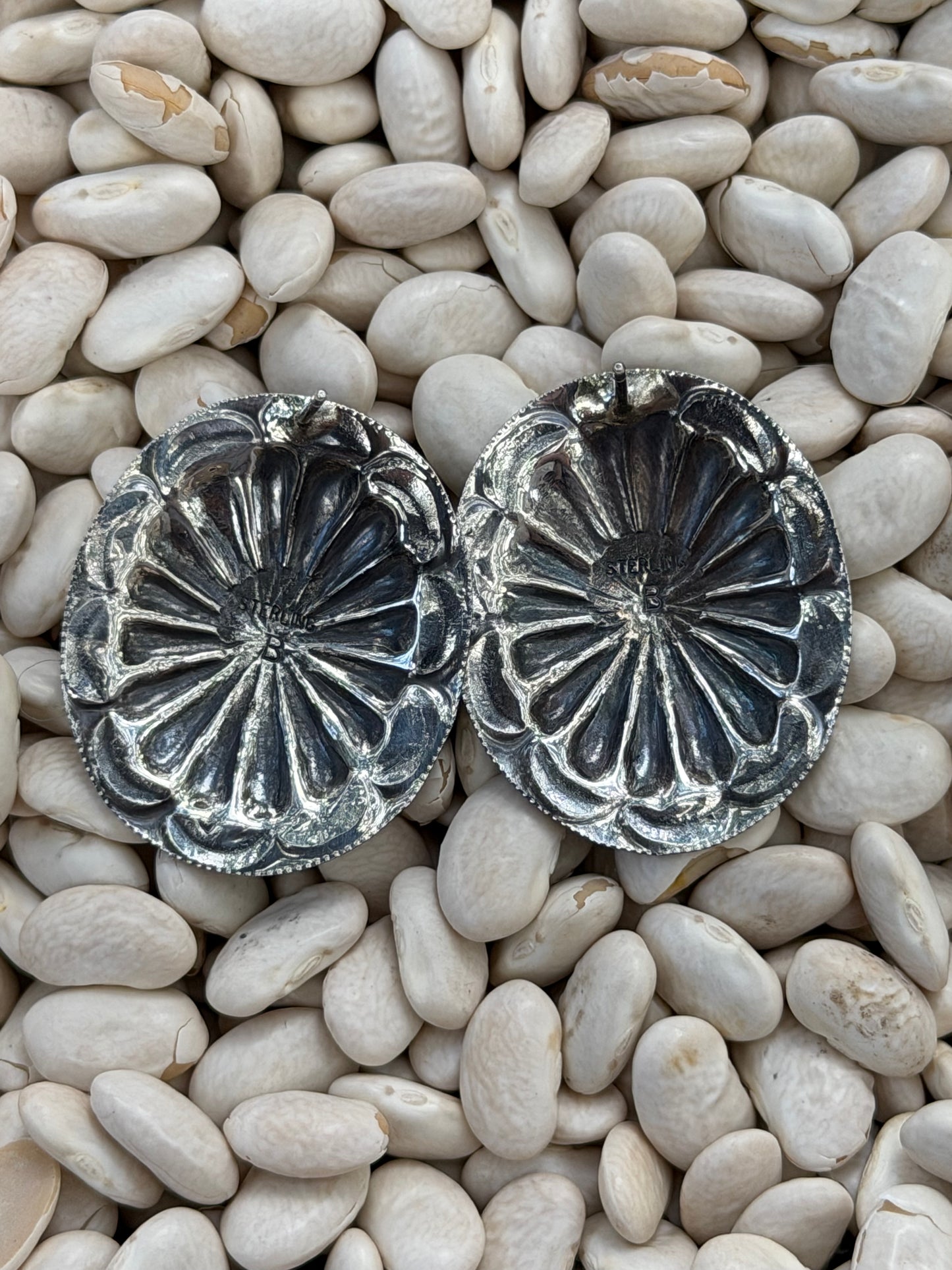 Joan & Ryan Begay | Concho Pink Conch Earrings