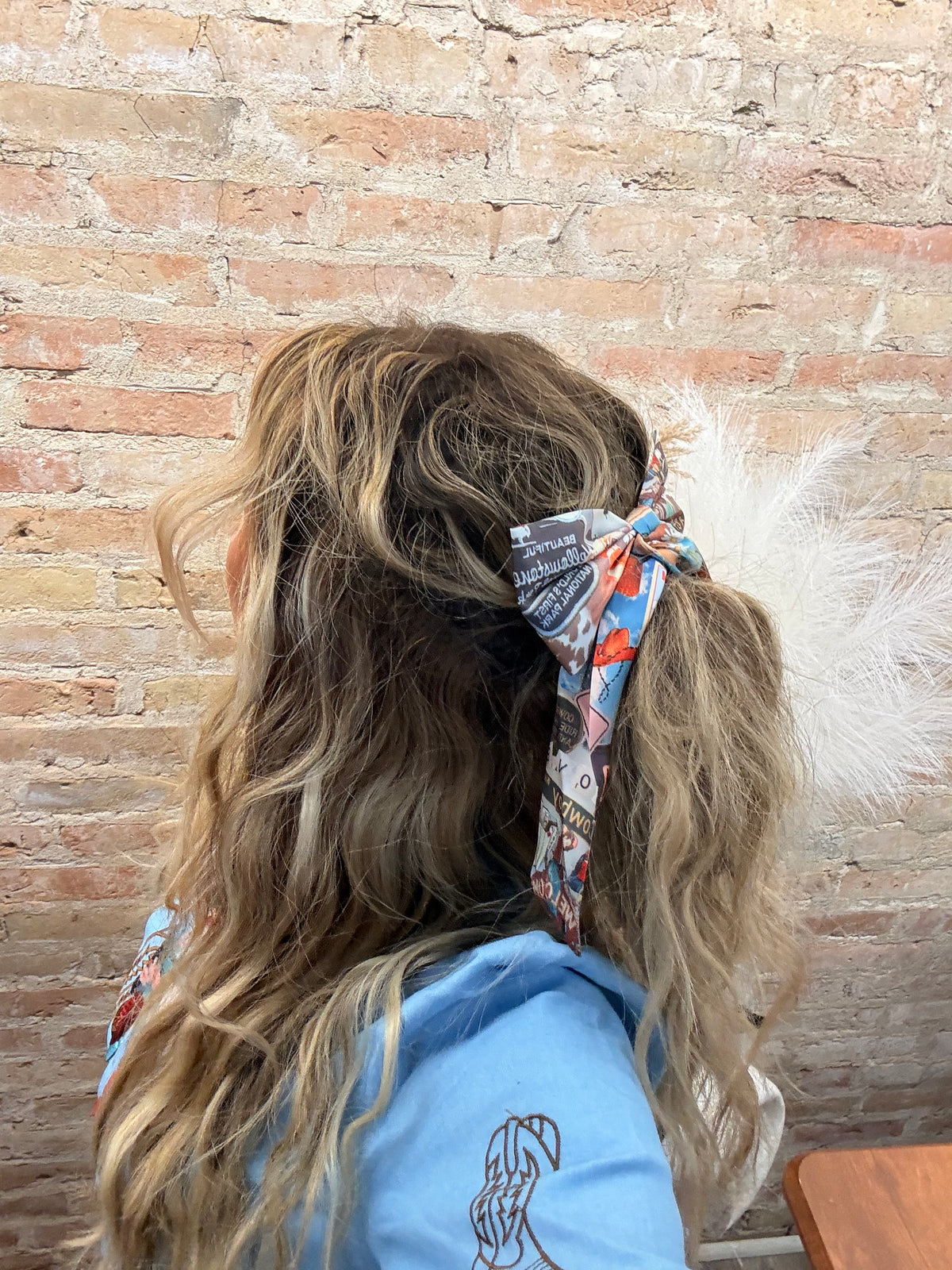 Lucky & Blessed Western Darling Long-Tail Hair Bows