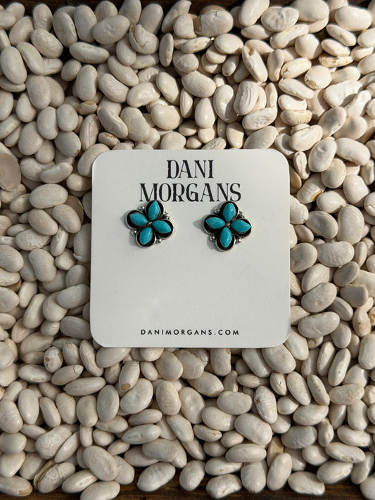Kenneth Natewa | Kingman Turquoise Stud Earrings