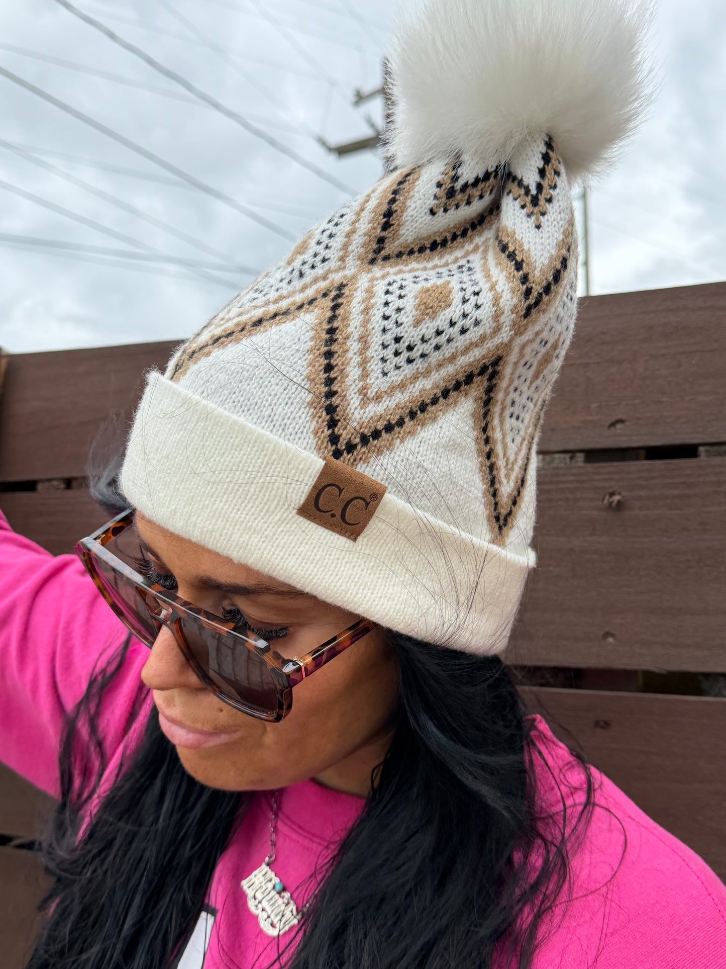 CC Beanie Geometric