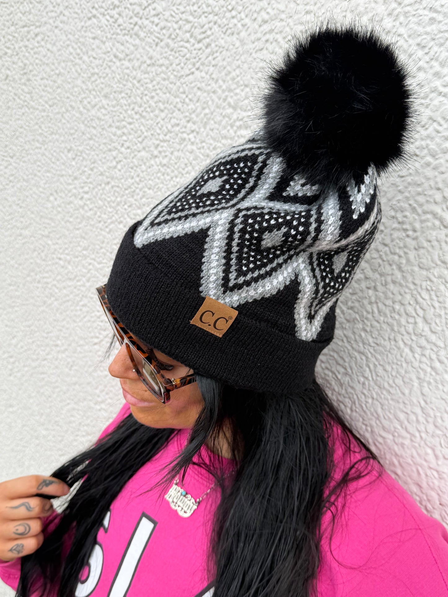 CC Beanie Geometric
