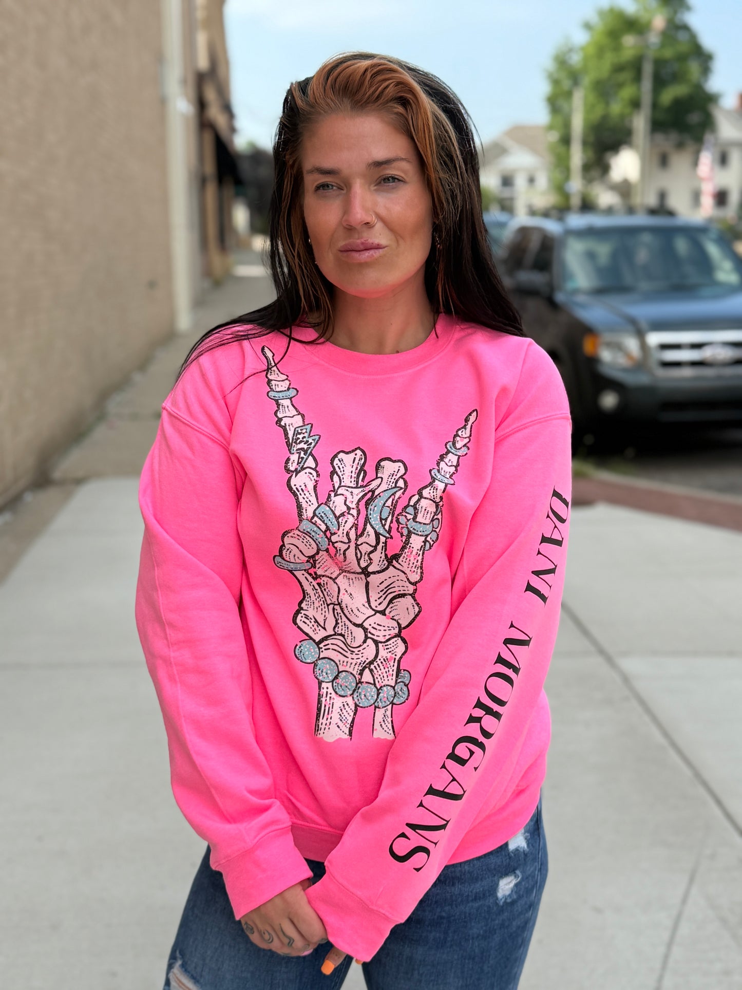 Desert Bones Dani Morgans Crewneck Sweatshirt