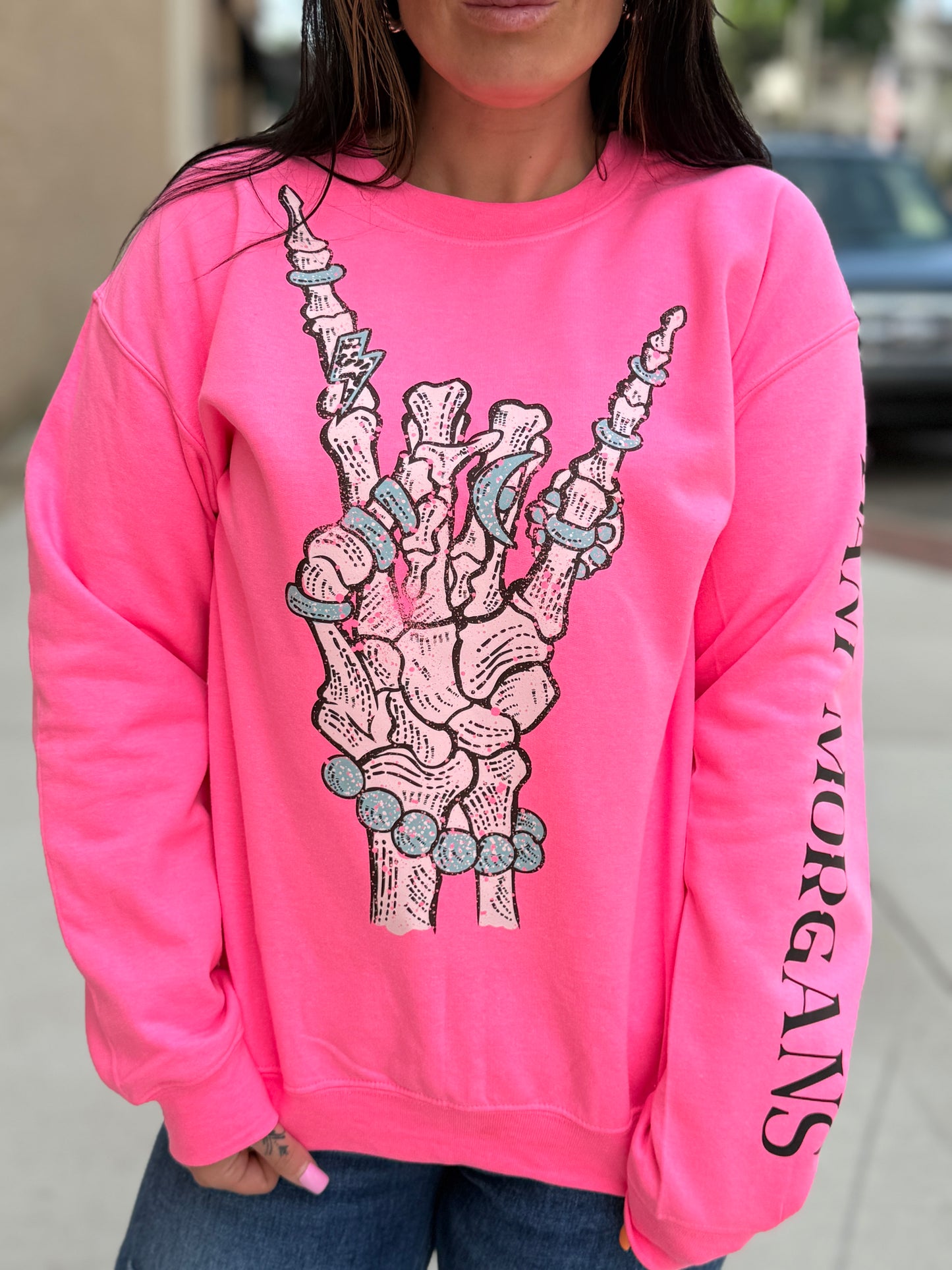 Desert Bones Dani Morgans Crewneck Sweatshirt