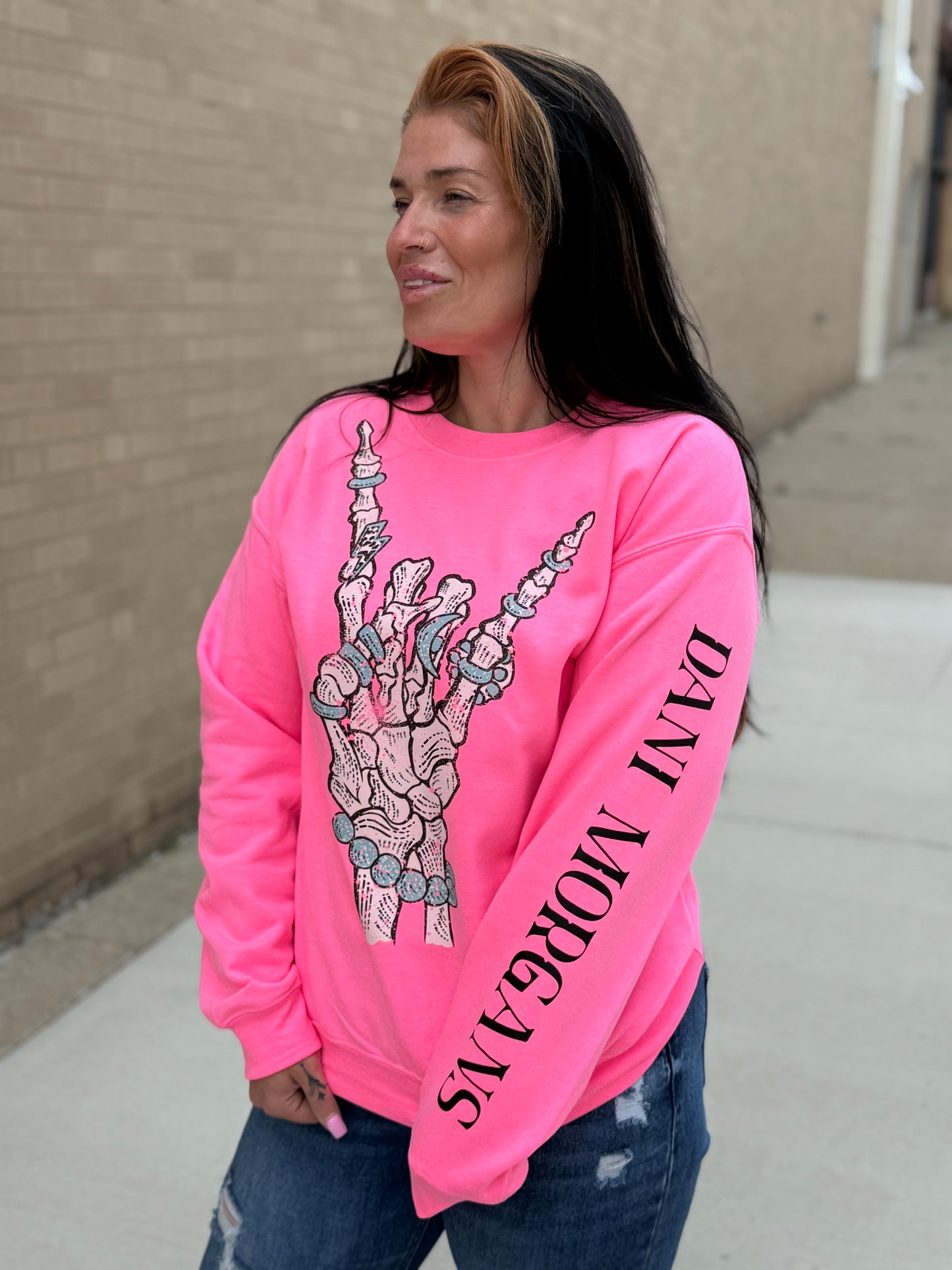 Desert Bones Dani Morgans Crewneck Sweatshirt