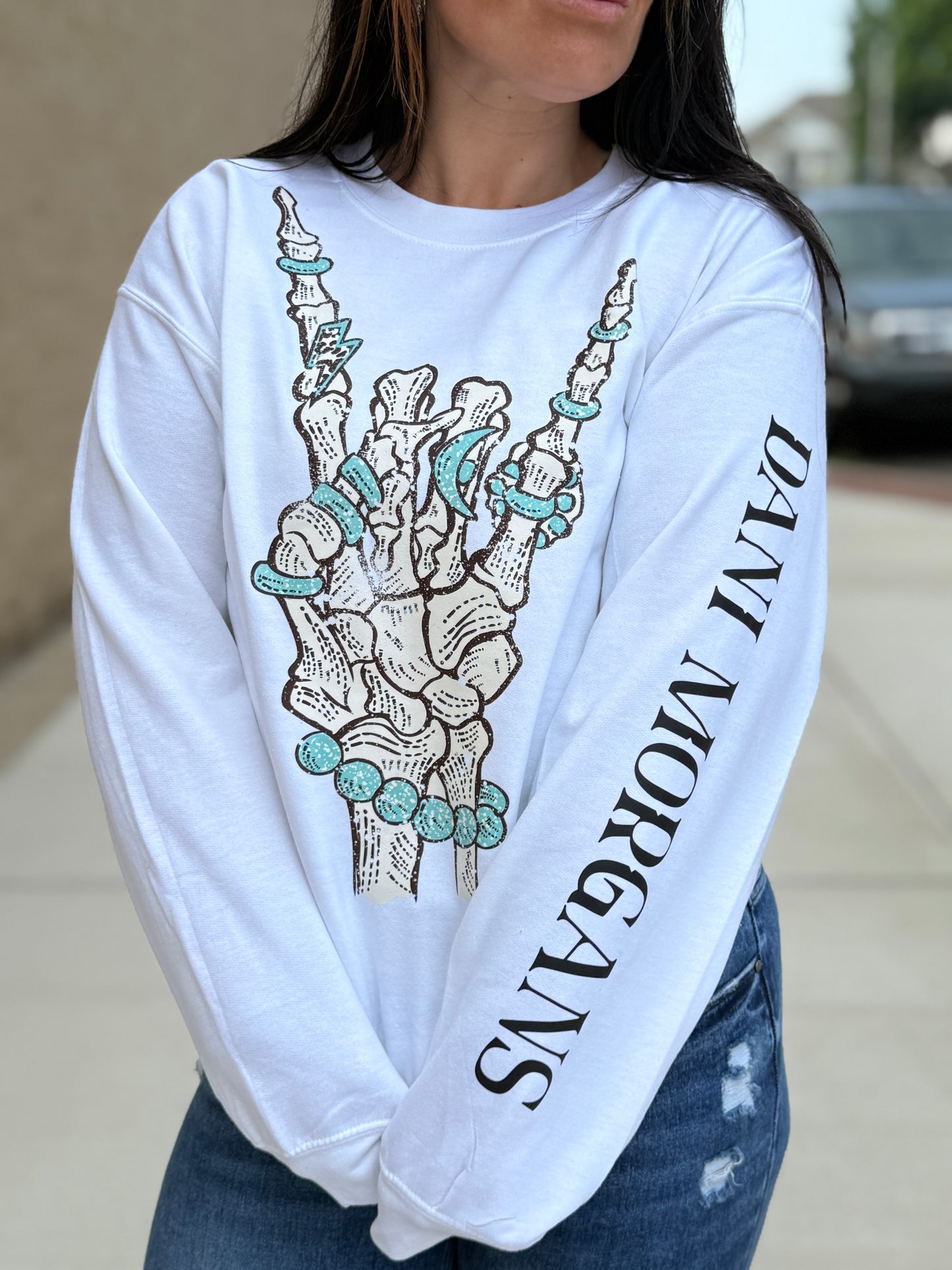 Desert Bones Dani Morgans Crewneck Sweatshirt
