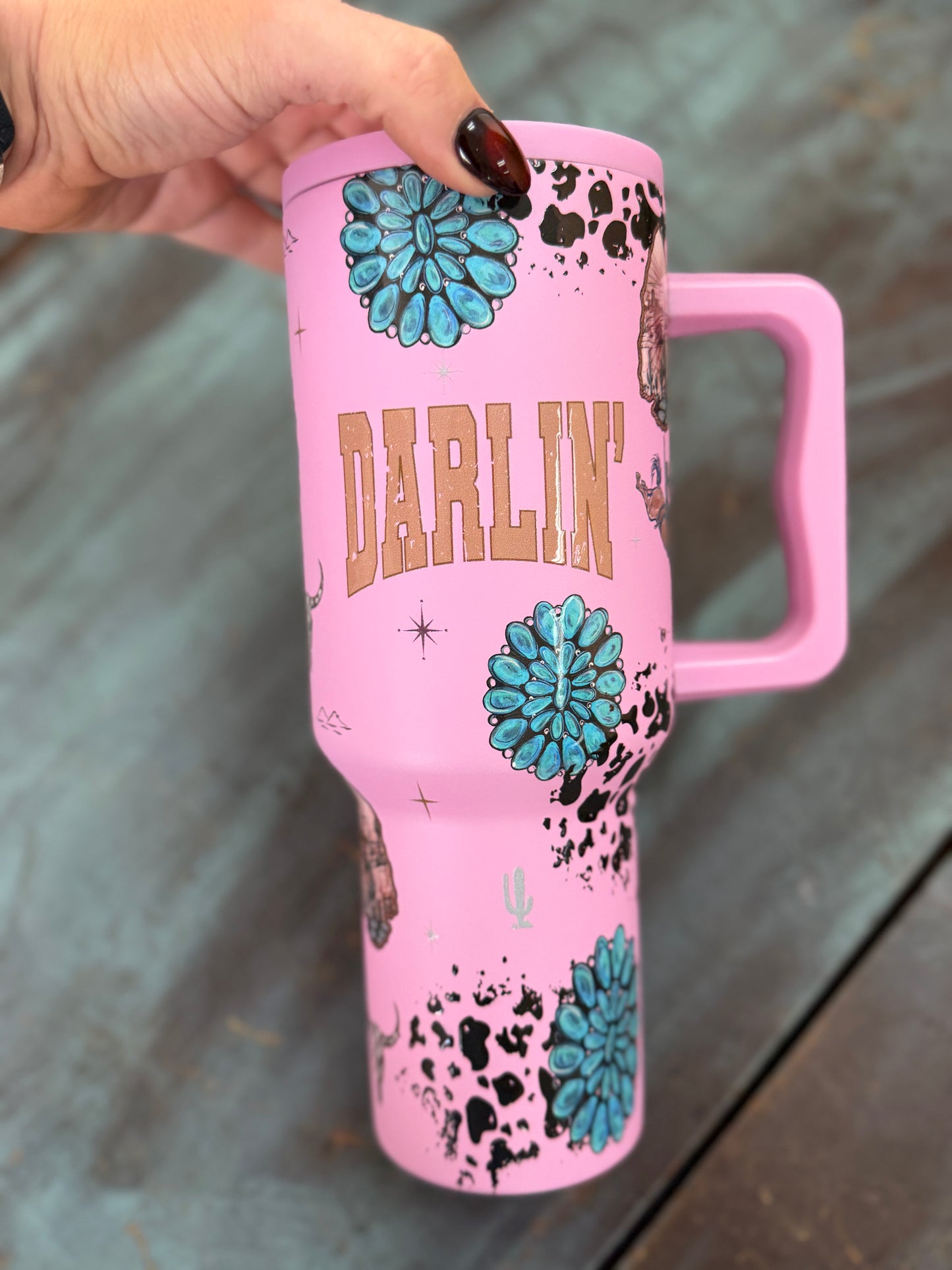 Darlin Desert Drinker 40 oz Western Tumbler