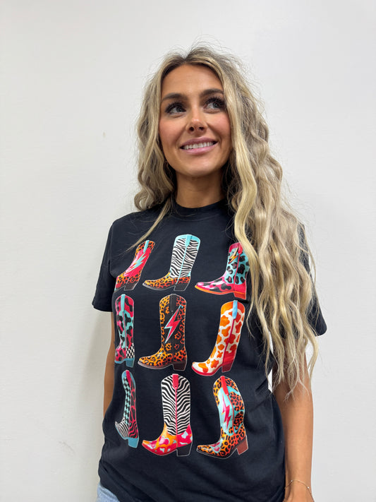 Wild Boot Party Graphic Tee
