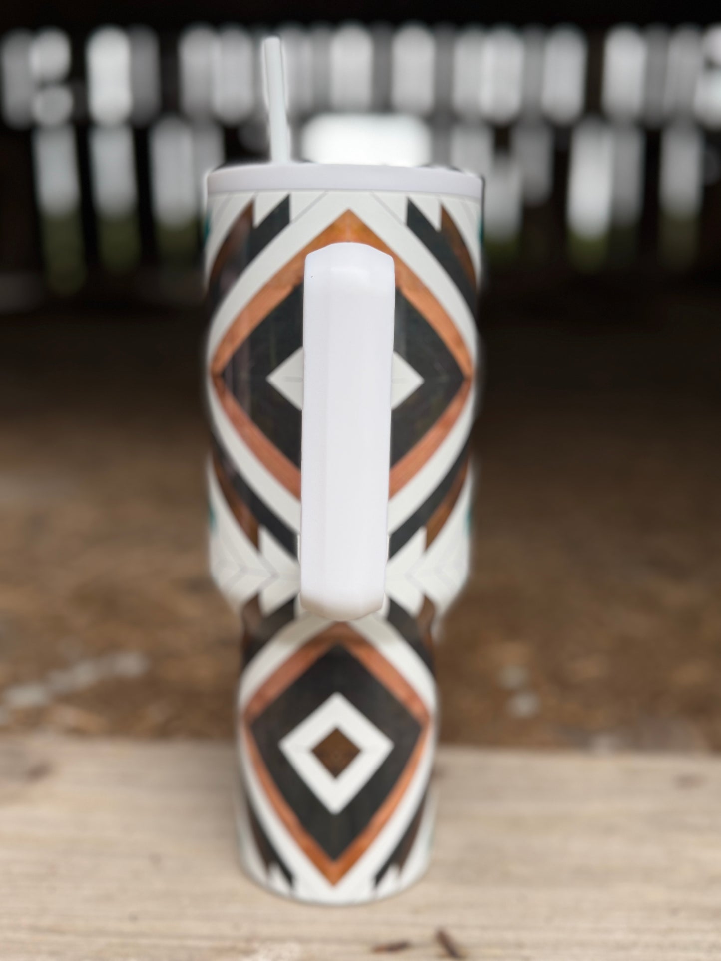 Turquoise Trailblazer 40 oz Tumbler