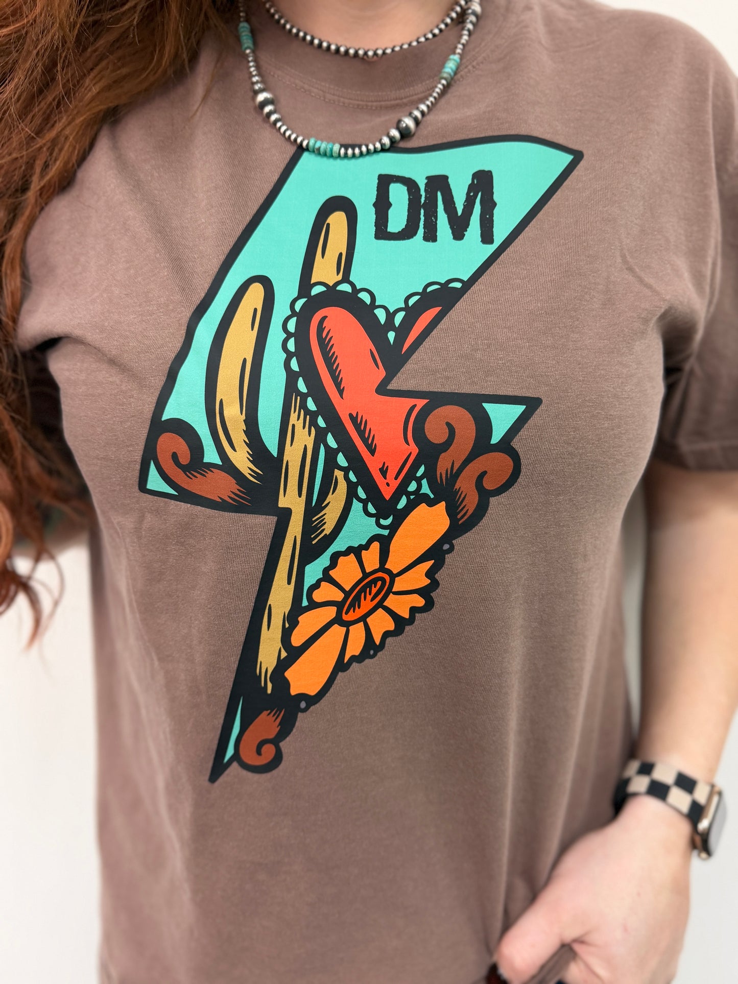 Desert Heart Lightning Comfort Colors Tee