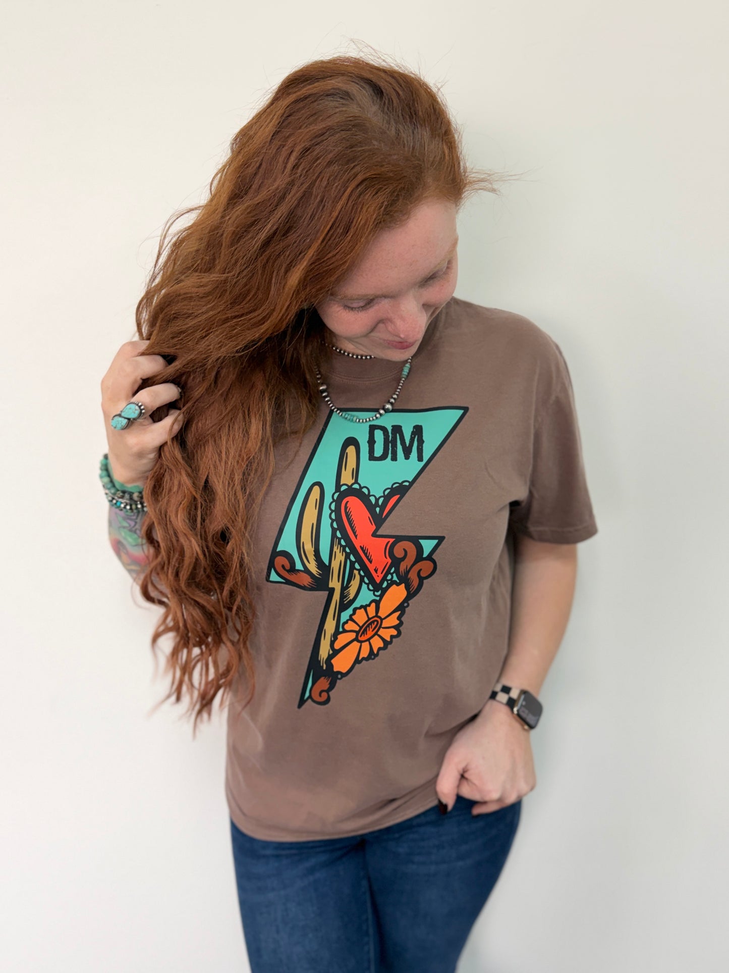 Desert Heart Lightning Comfort Colors Tee