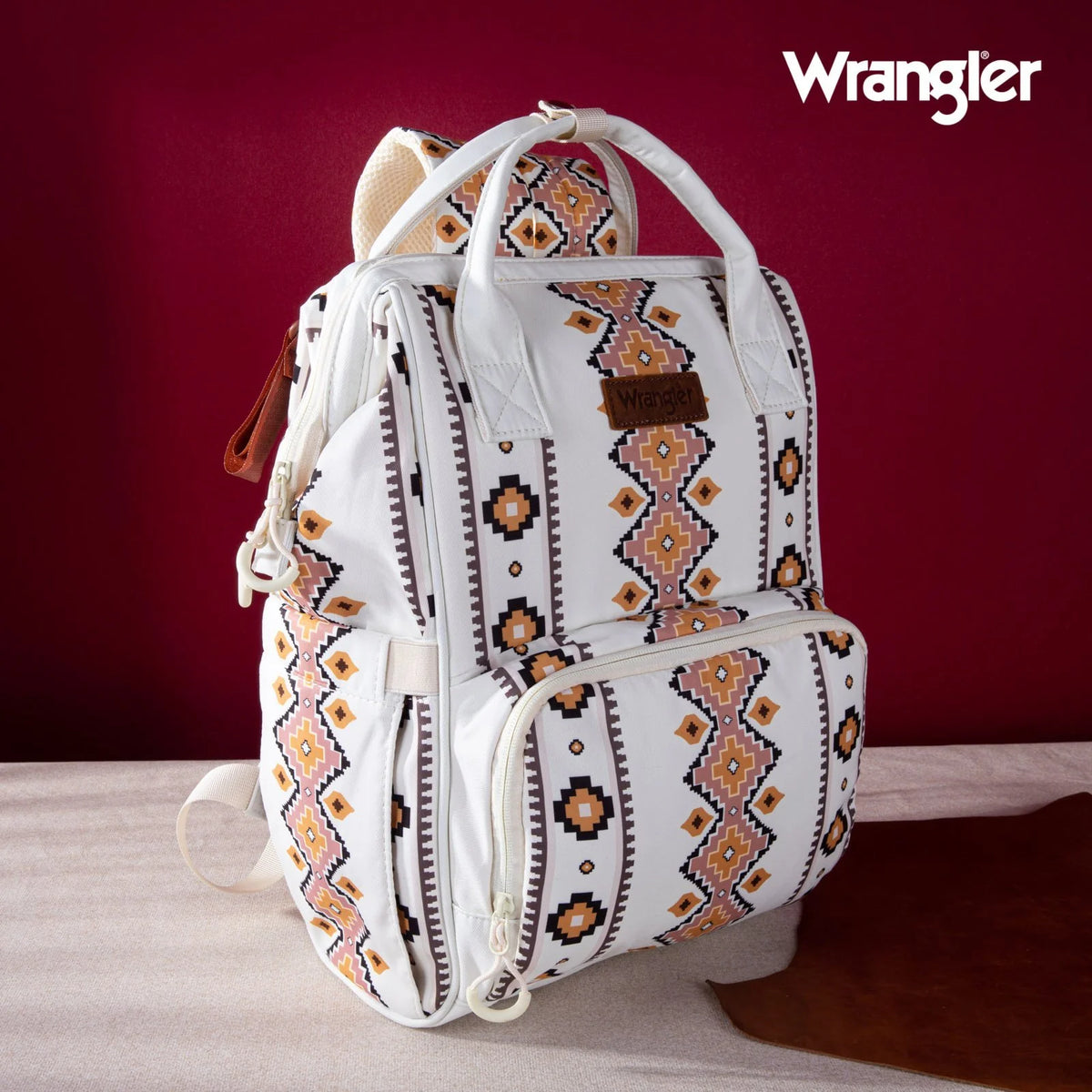 Printed Rucksacks Wrangler Southwestern Pattern Dual Sided Print Multi-Function Backpack ...