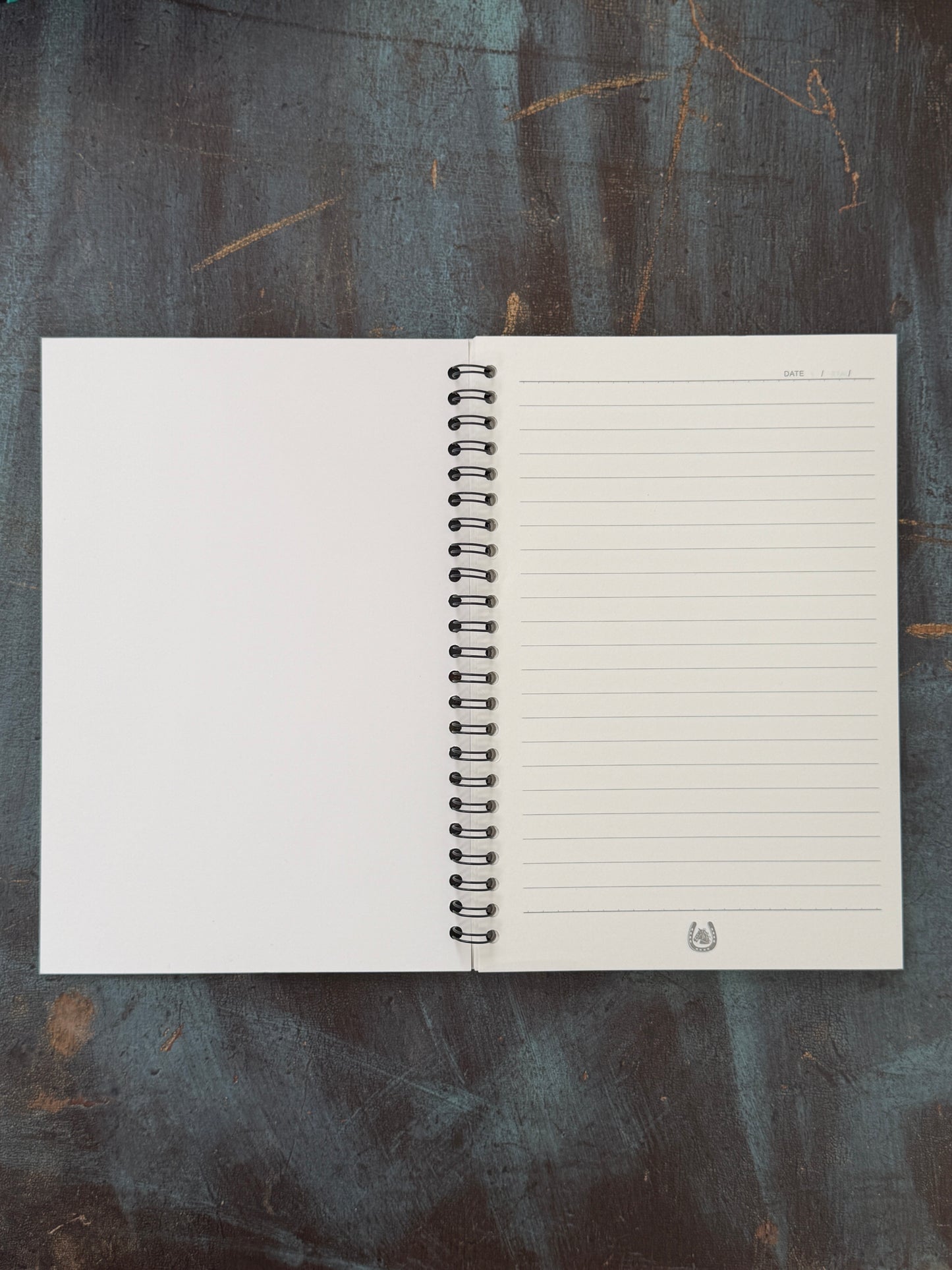 Turquoise Cowgirl Western Spiral Notebook