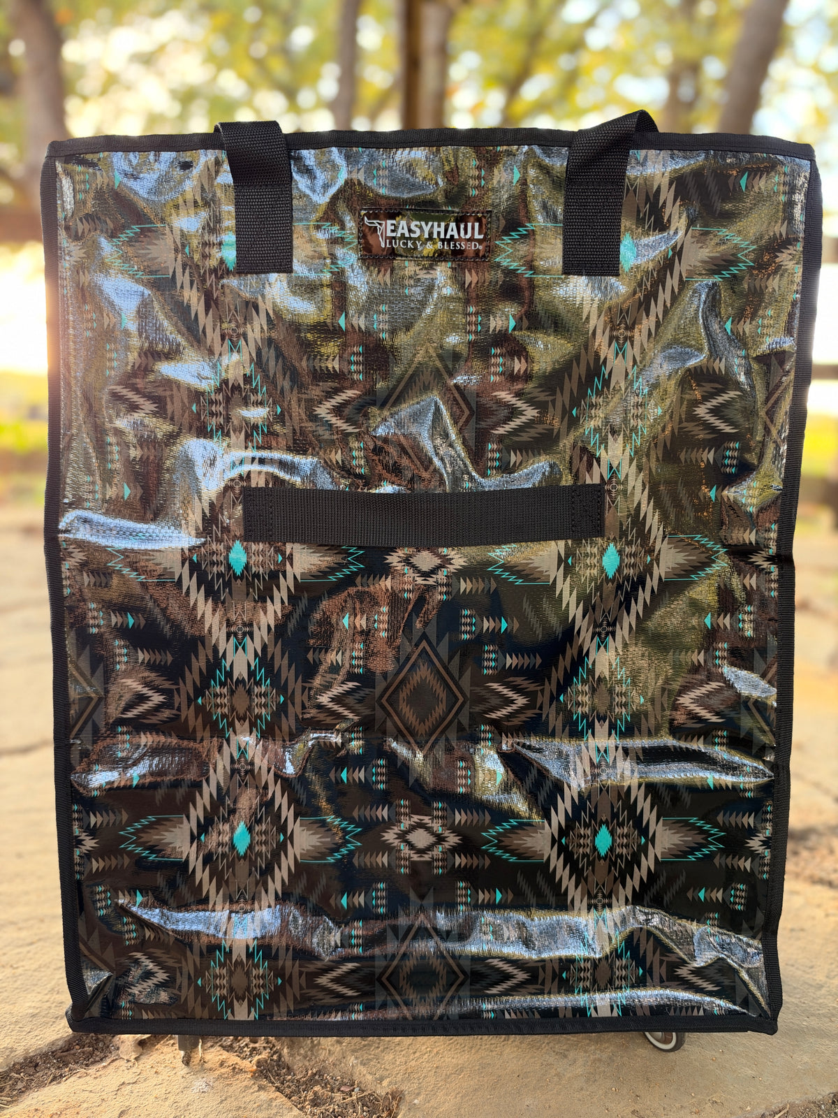 LARGE Easy Haul Western Rolling Travel Bag - 20X16X26