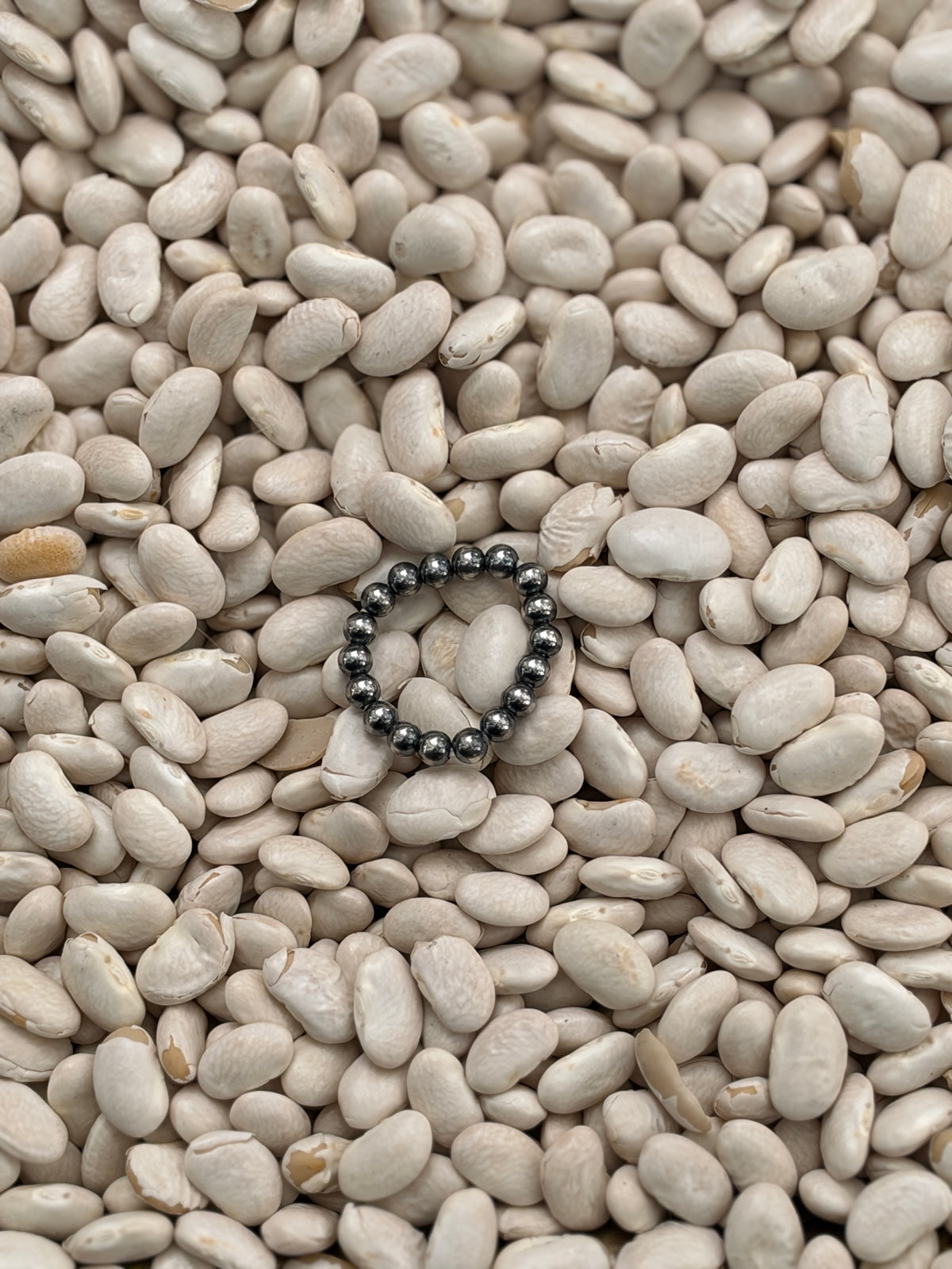 925 Sterling Silver Pearl Stretch Ring