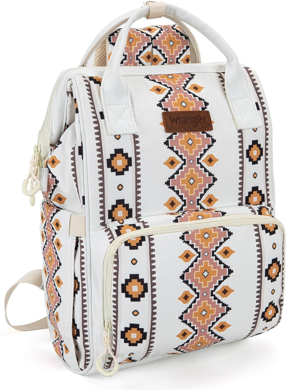 Wrangler Southwestern Pattern Dual Sided Print Multi-Function Backpack ...