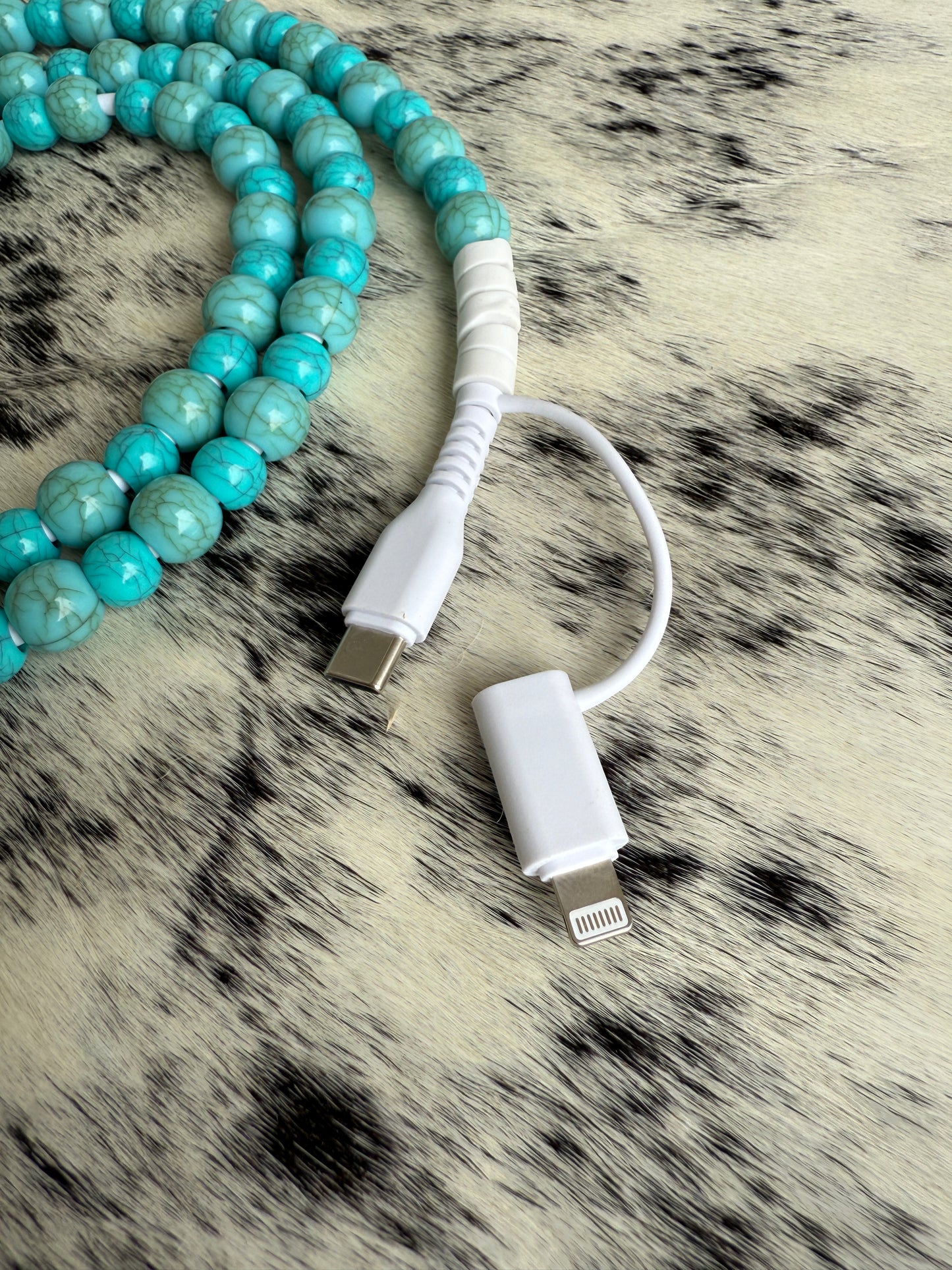 3-In-1 Mixed Beaded Charging Cable