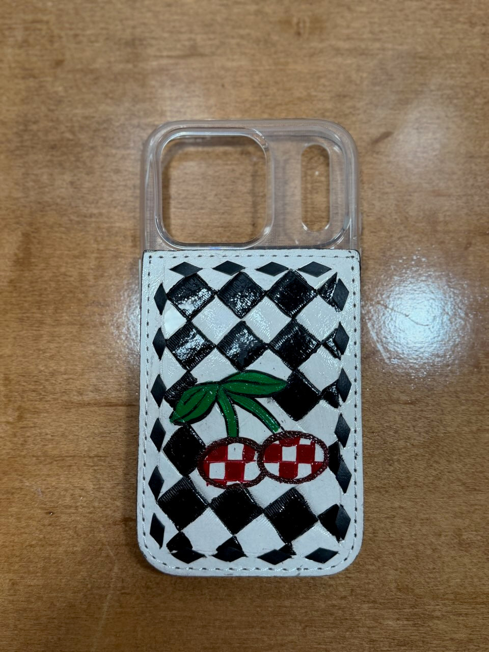 Leather Tooled Iphone 17 Case