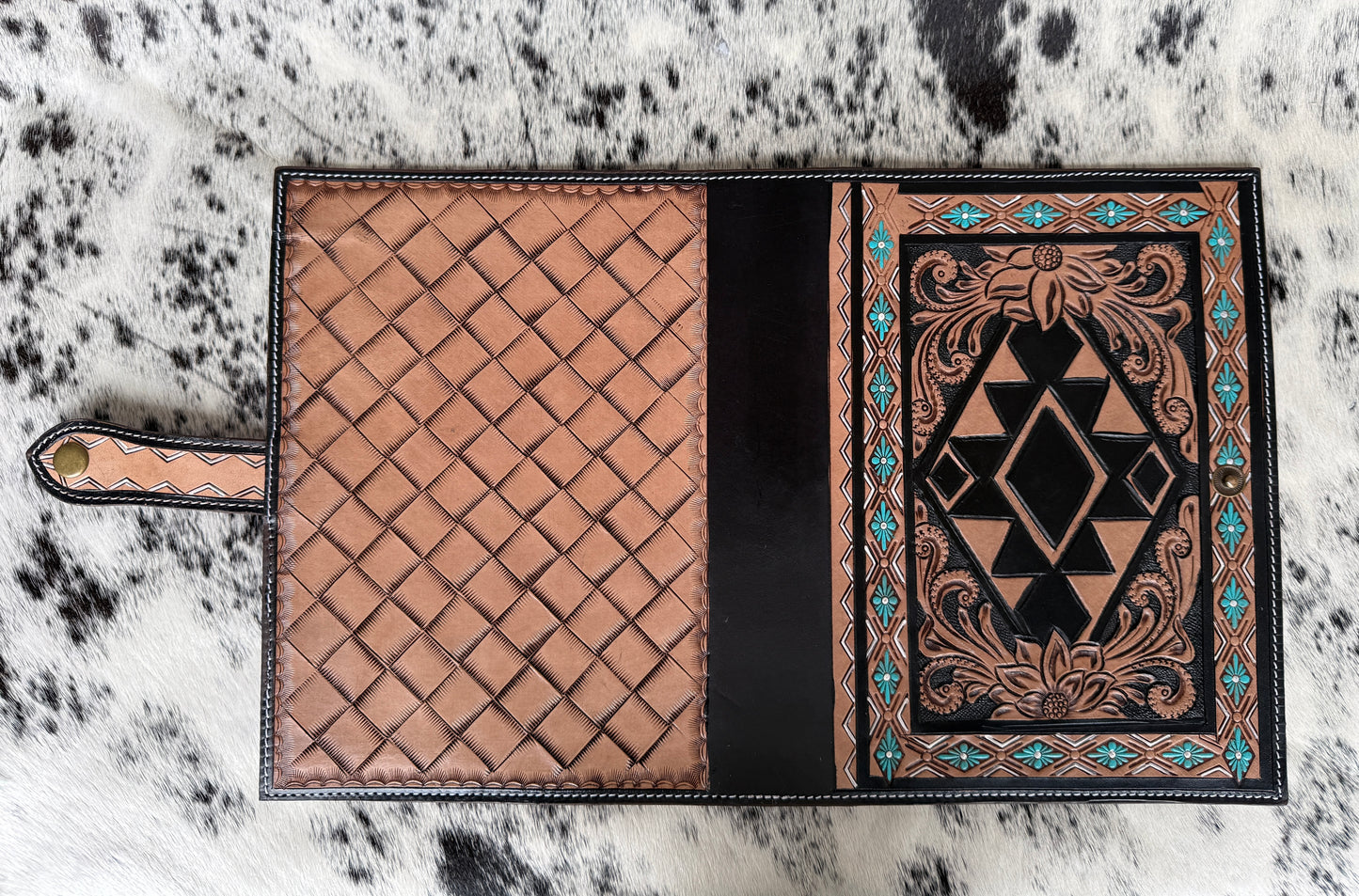 Leather Tooled Bible Cover