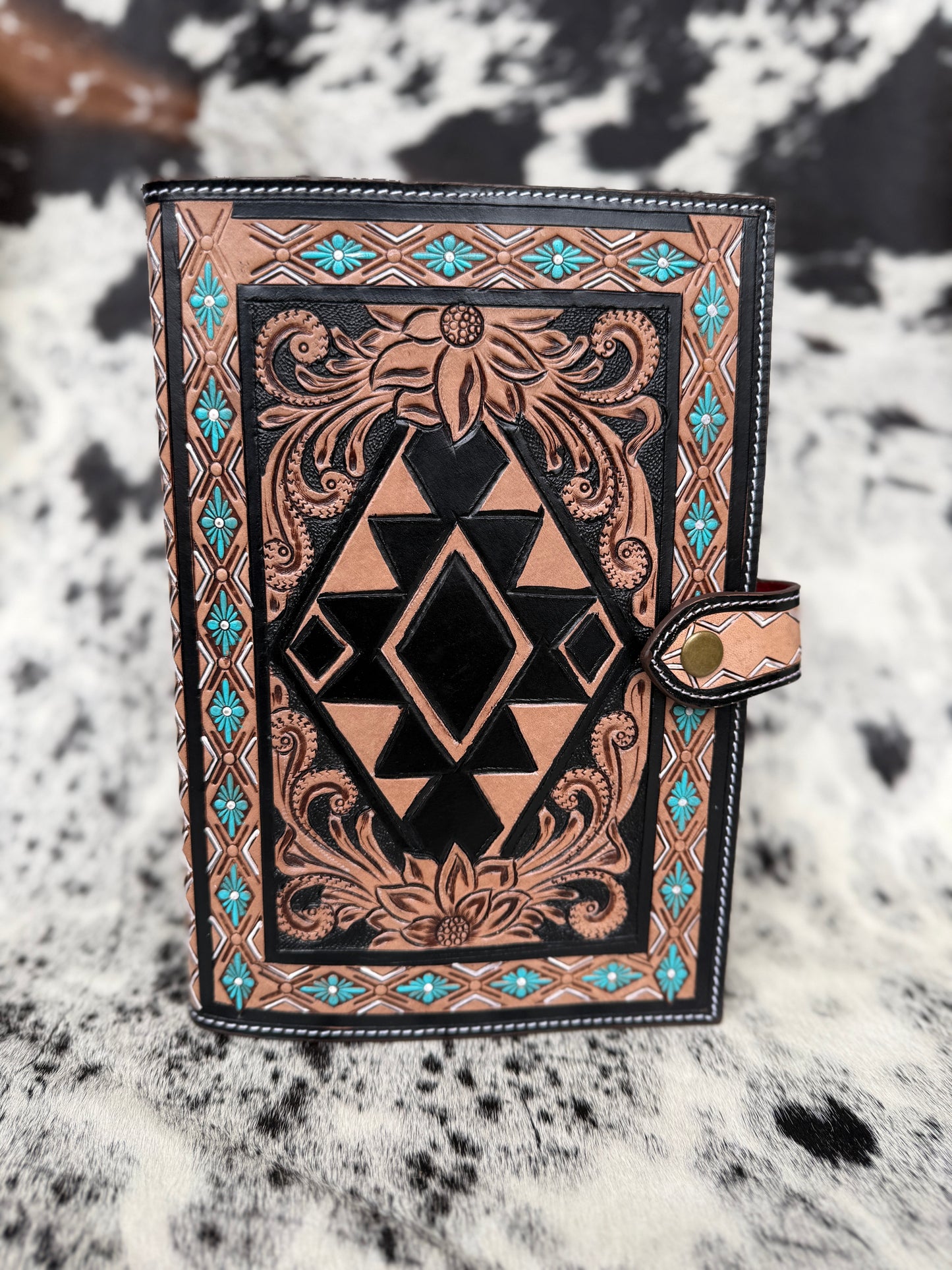 Leather Tooled Bible Cover