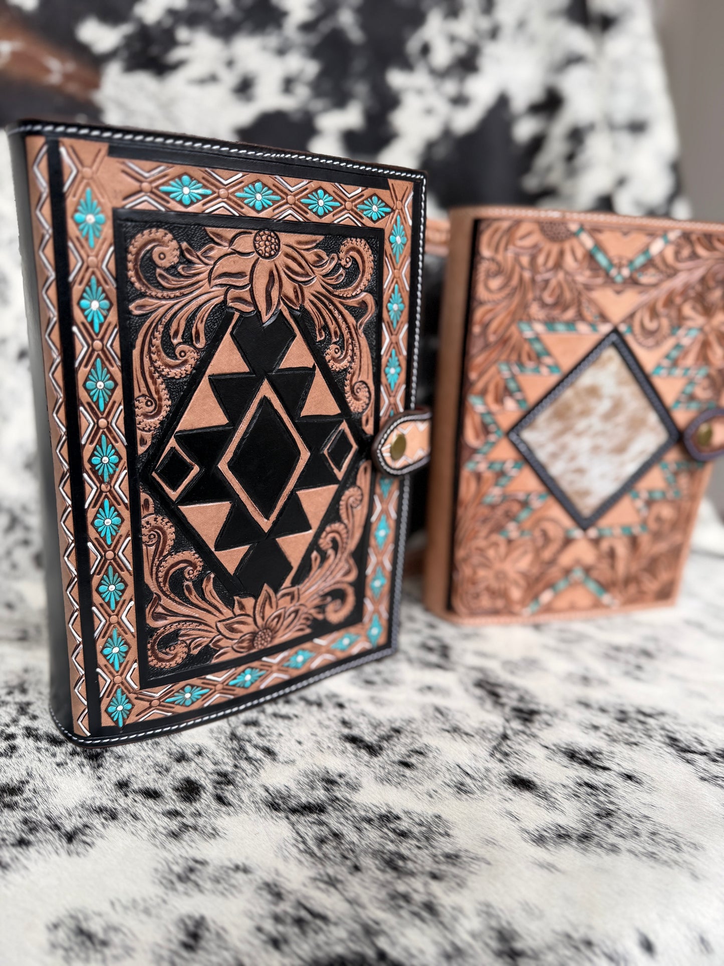 Leather Tooled Bible Cover