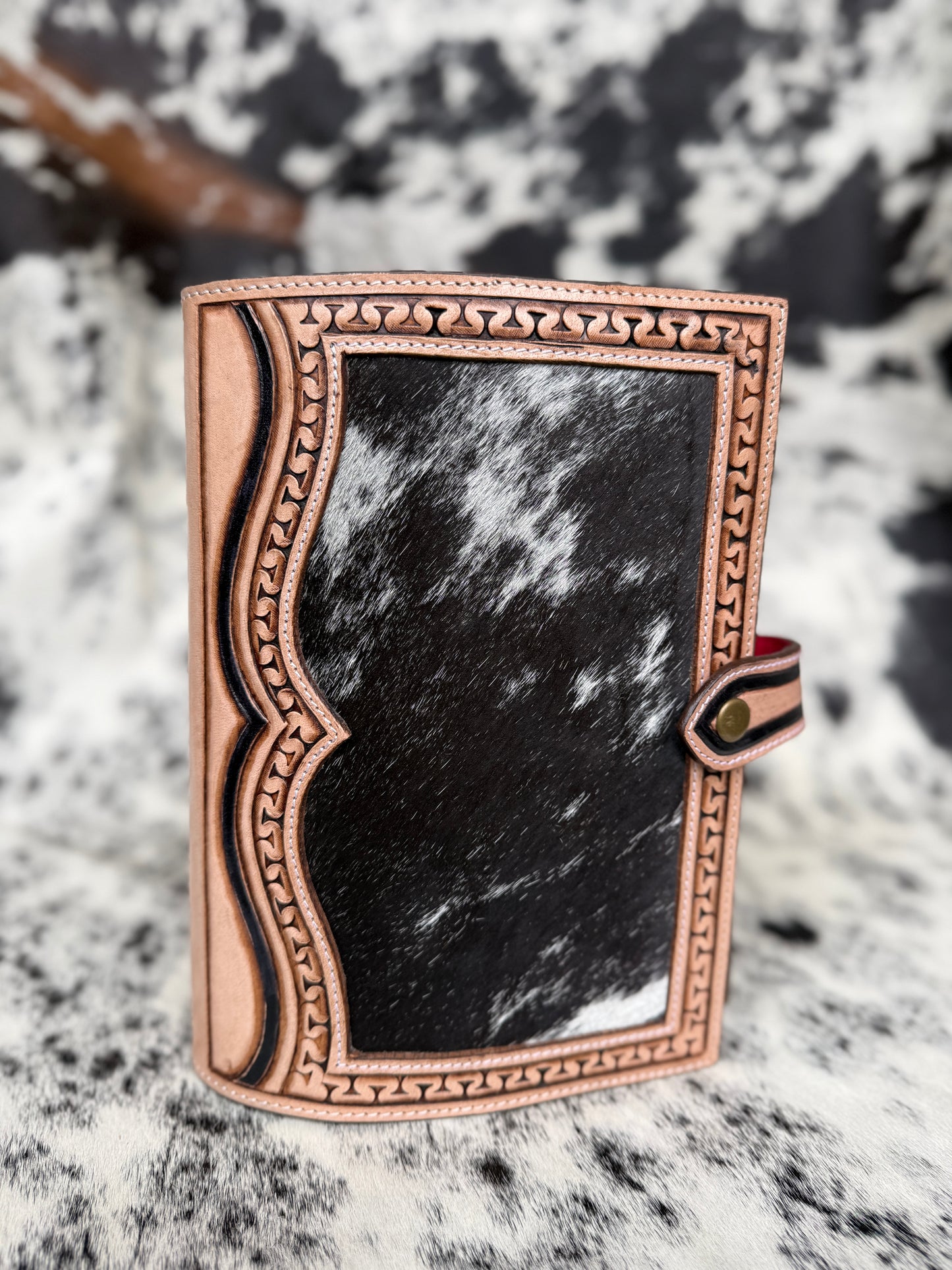 Leather Tooled Bible Cover