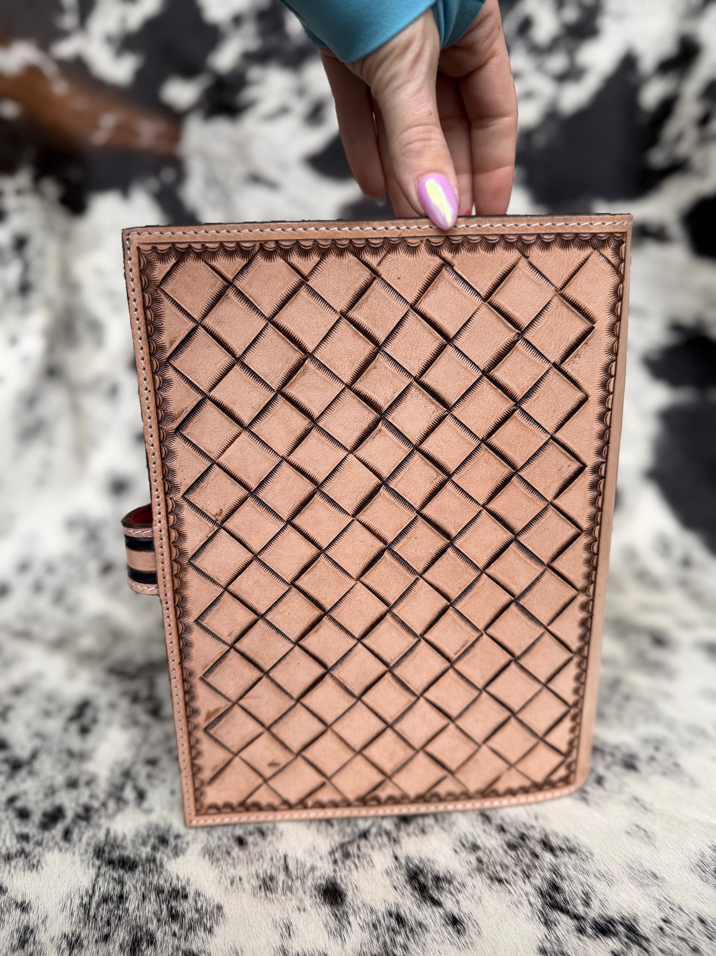 Leather Tooled Bible Cover