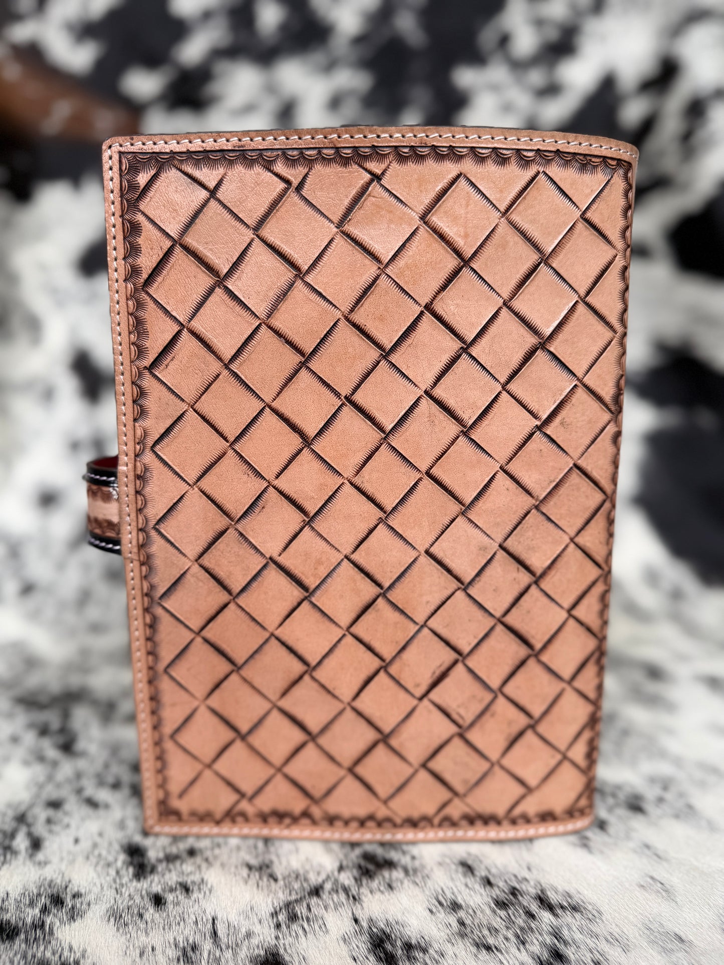 Leather Tooled Bible Cover