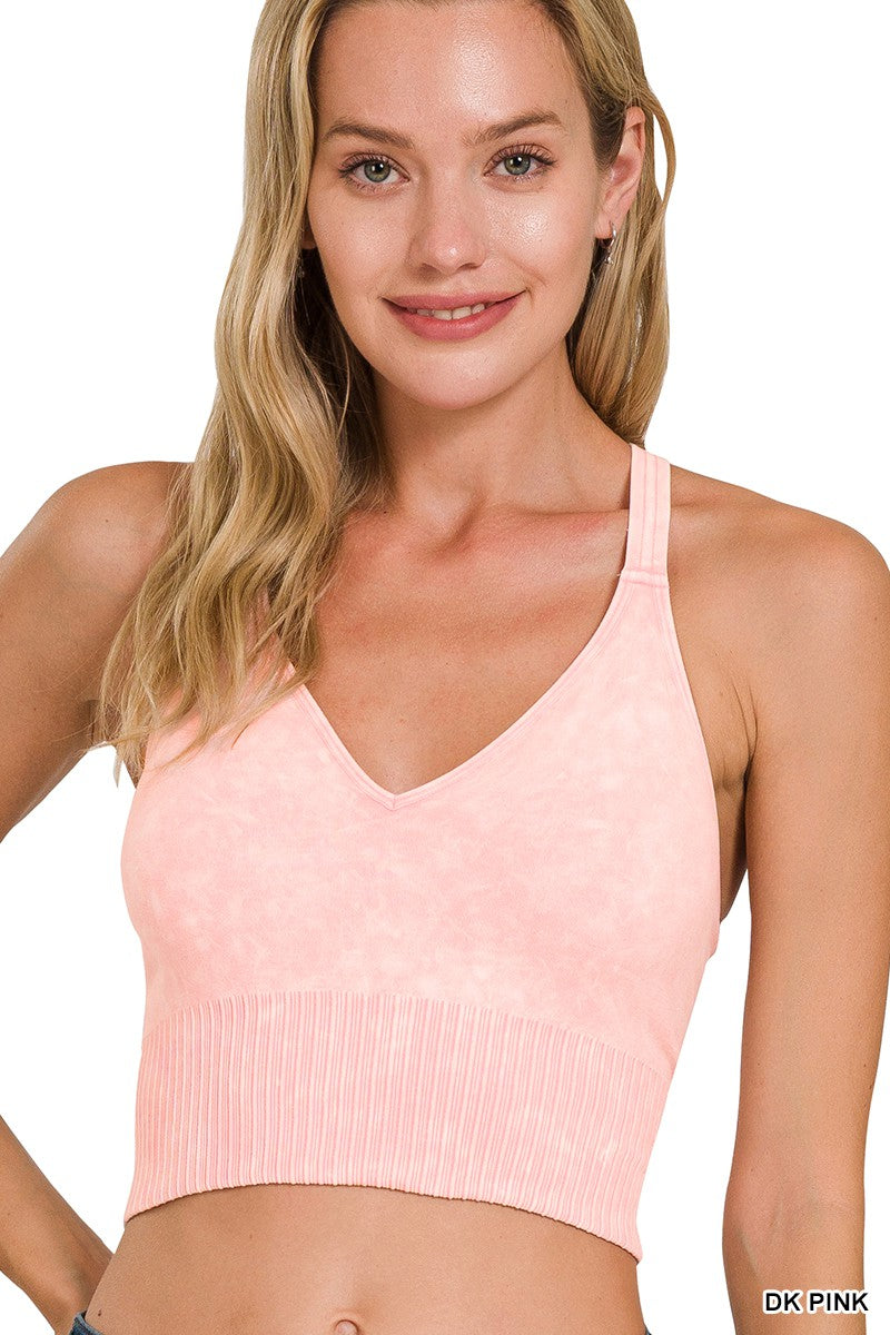 Katy Criss Cross Strap Back Cropped Tank