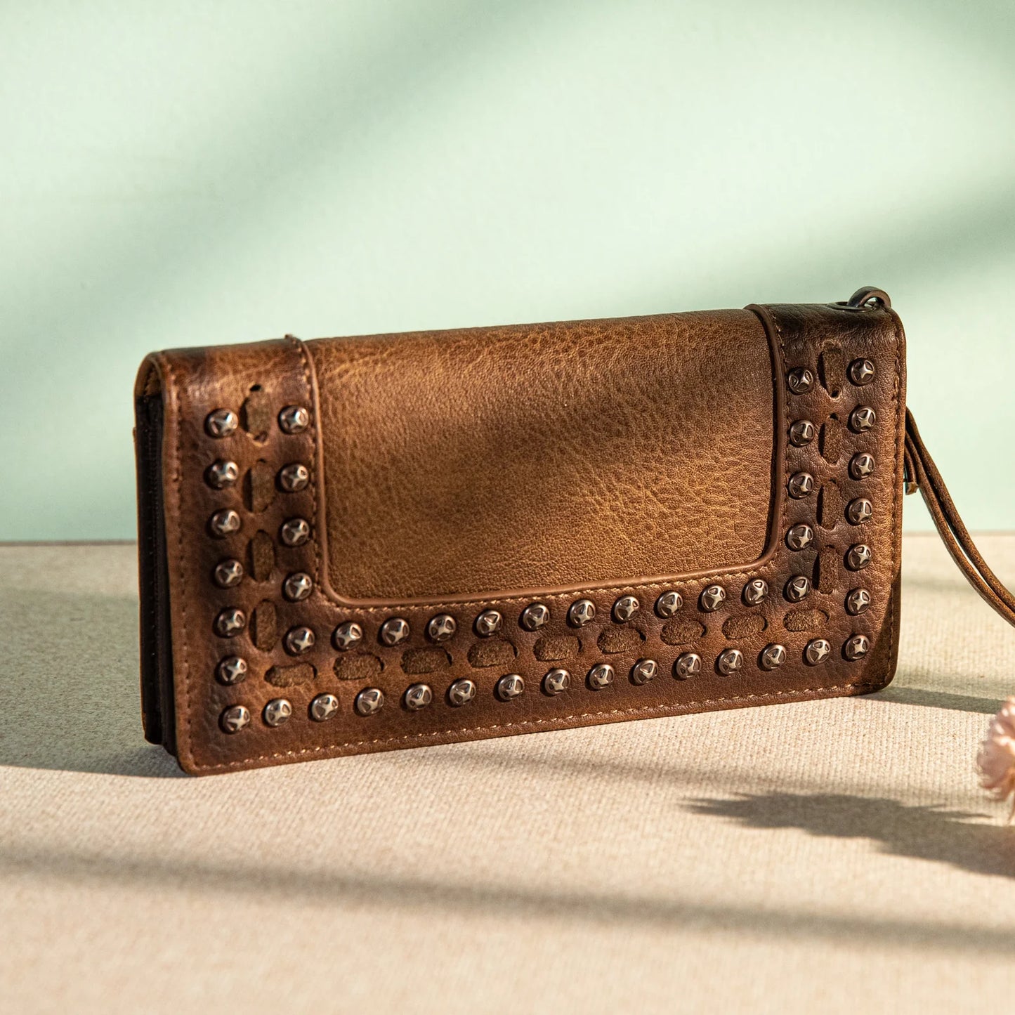 Wrangler Studded Wristlet Wallet