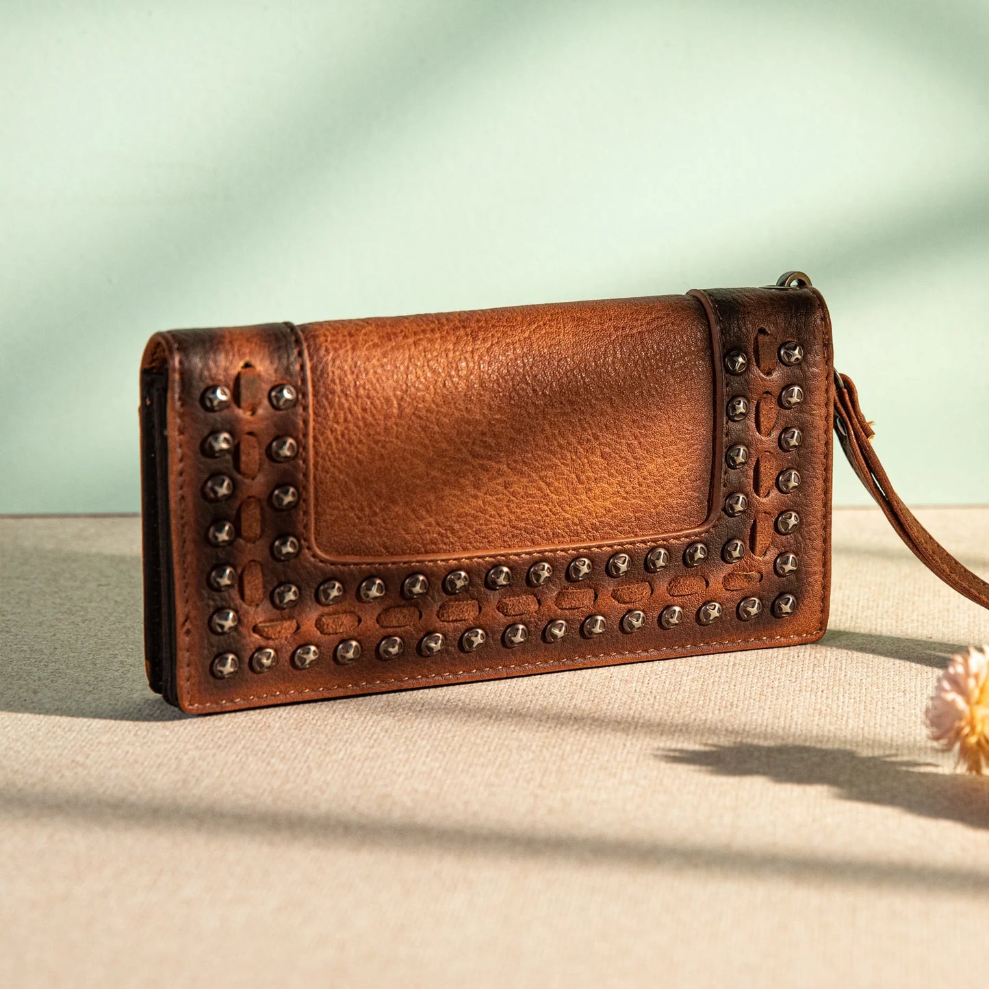 Wrangler Studded Wristlet Wallet